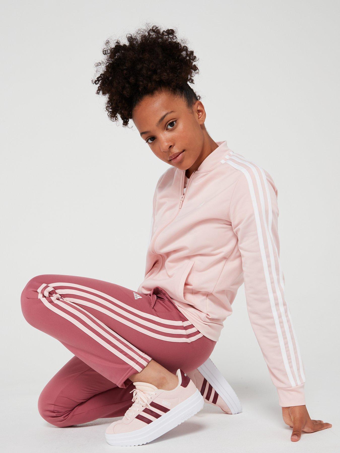 adidas-sportswear-junior-girls-essentials-3-stripe-zip-up-top-pinkoutfit