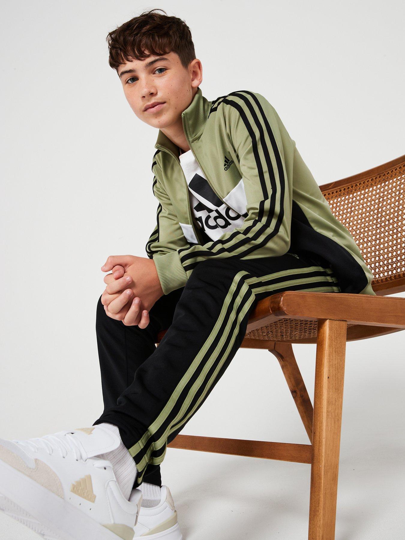 adidas-sportswear-junior-unisex-3-stripe-tiberio-tracksuit-blackgreenback