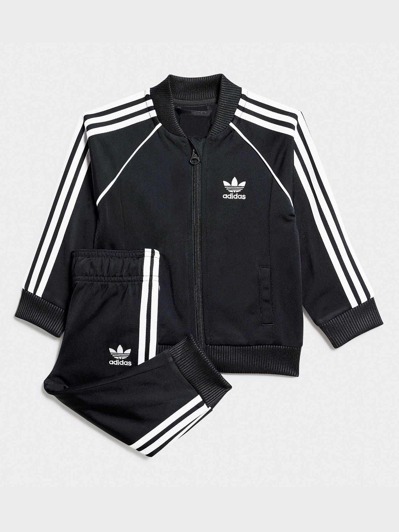 adidas Originals Infant Unisex Superstar Tracksuit - Blac - Black