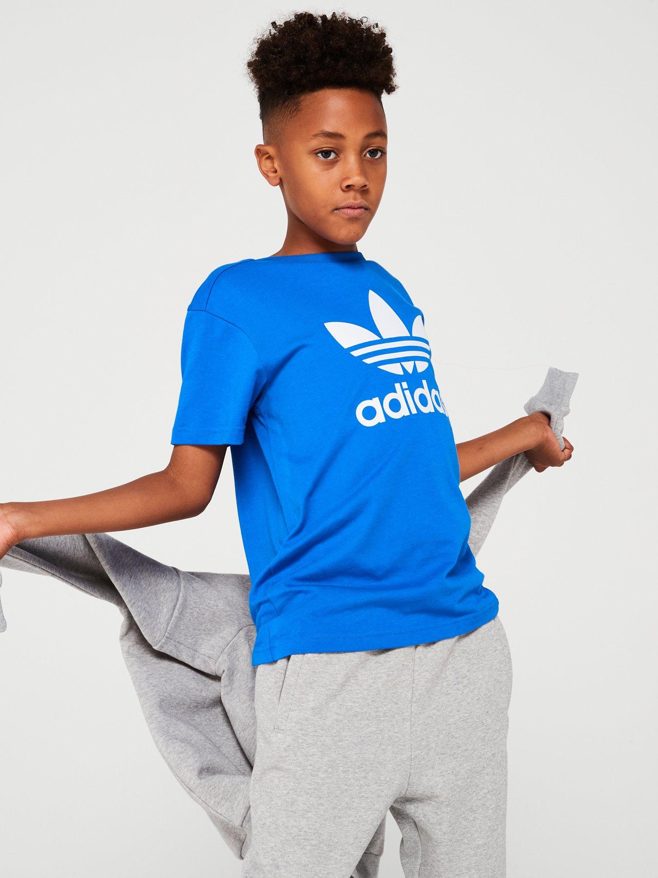 adidas-originals-older-unisex-trefoil-tee-bluedetail