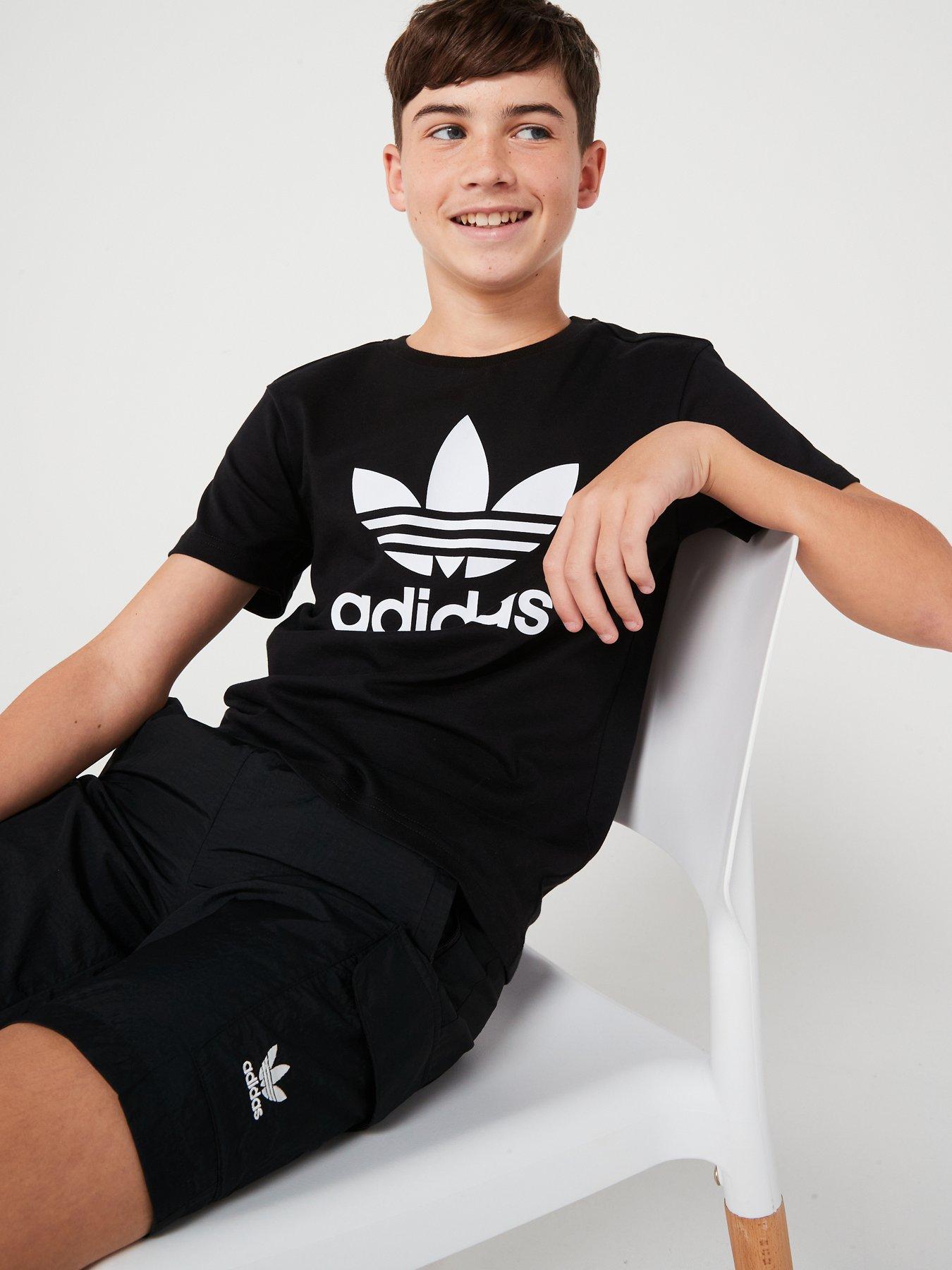 adidas-originals-older-unisex-trefoil-tee-blackdetail