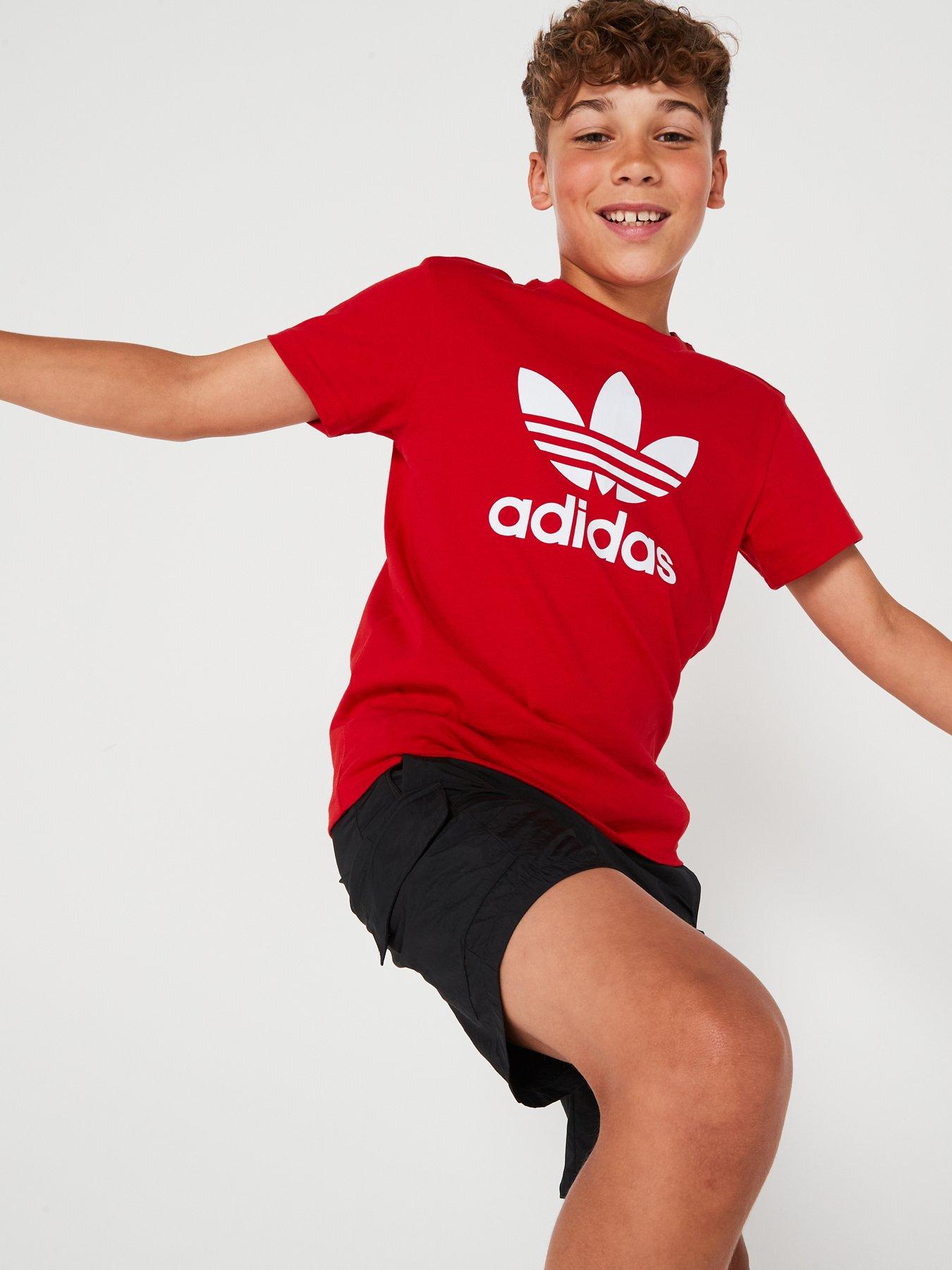 adidas-originals-older-unisex-trefoil-tee-dark-reddetail