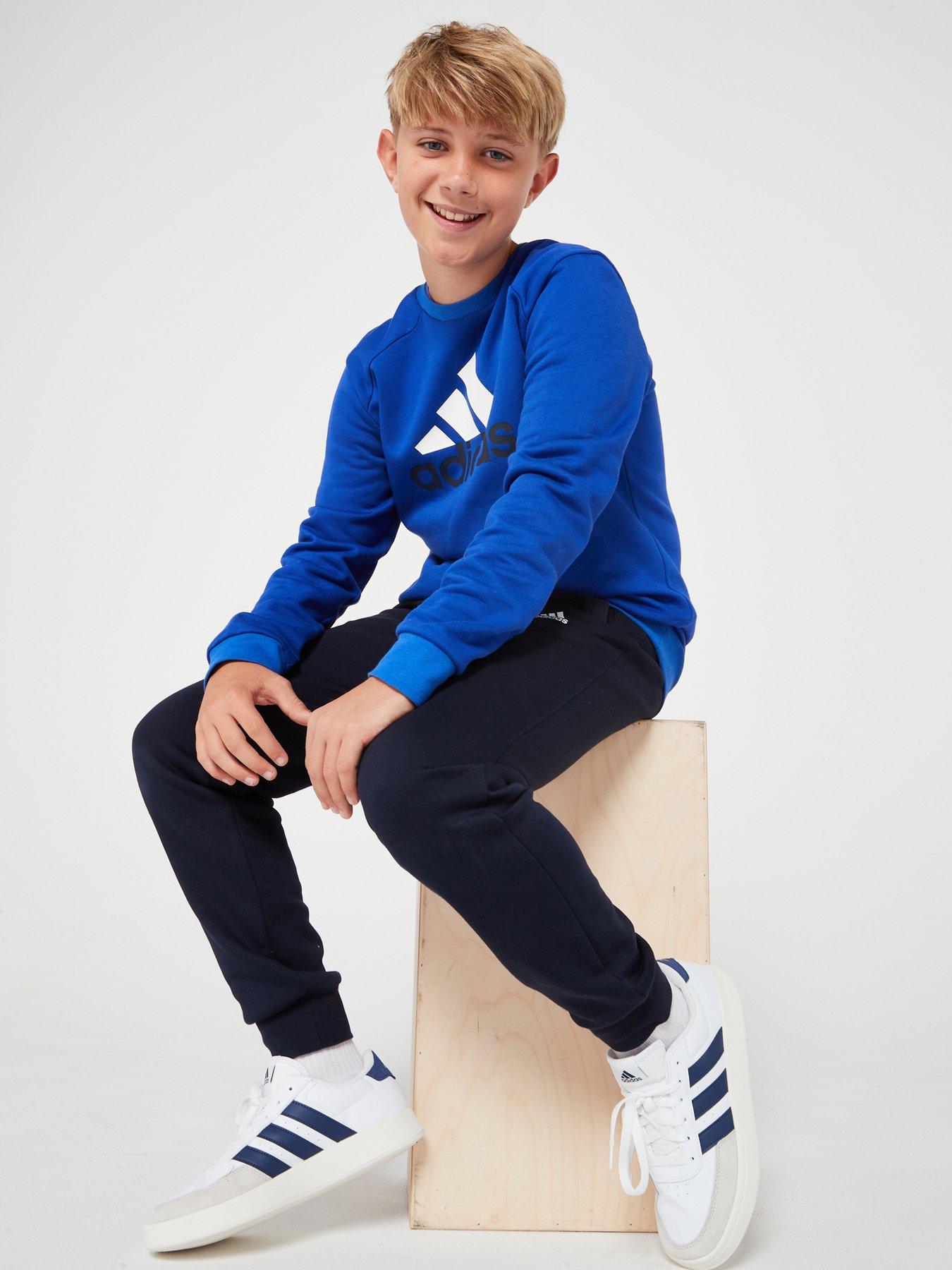 adidas-sportswear-junior-boys-essentials-big-logo-tracksuit-blueback