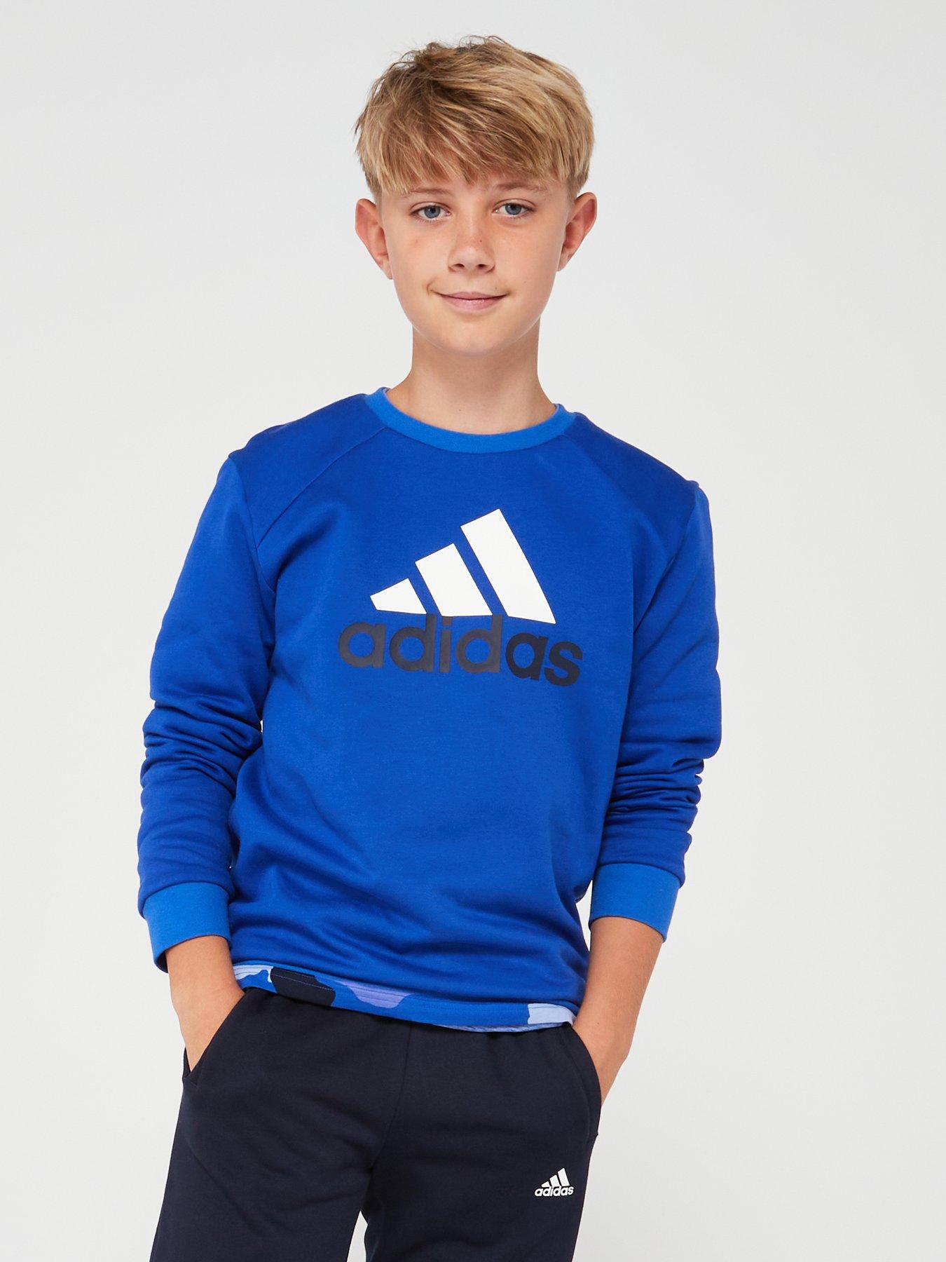 adidas-sportswear-junior-boys-essentials-big-logo-tracksuit-blueoutfit