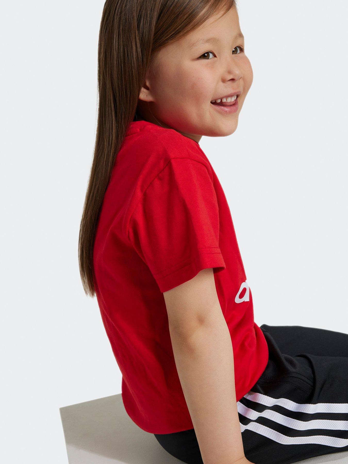 adidas-originals-unisex-kids-trefoil-tee-dark-redoutfit