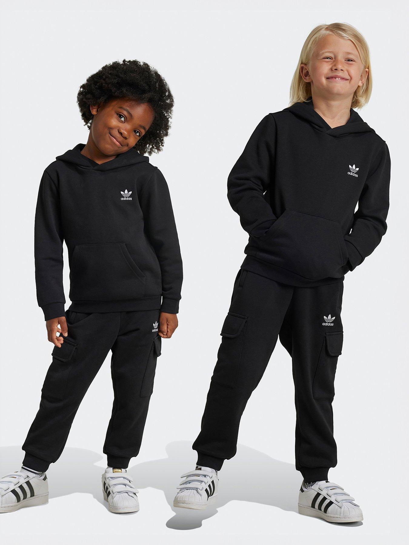 adidas-originals-unisex-kids-full-zip-hoodie-cargo-tracksuit-black