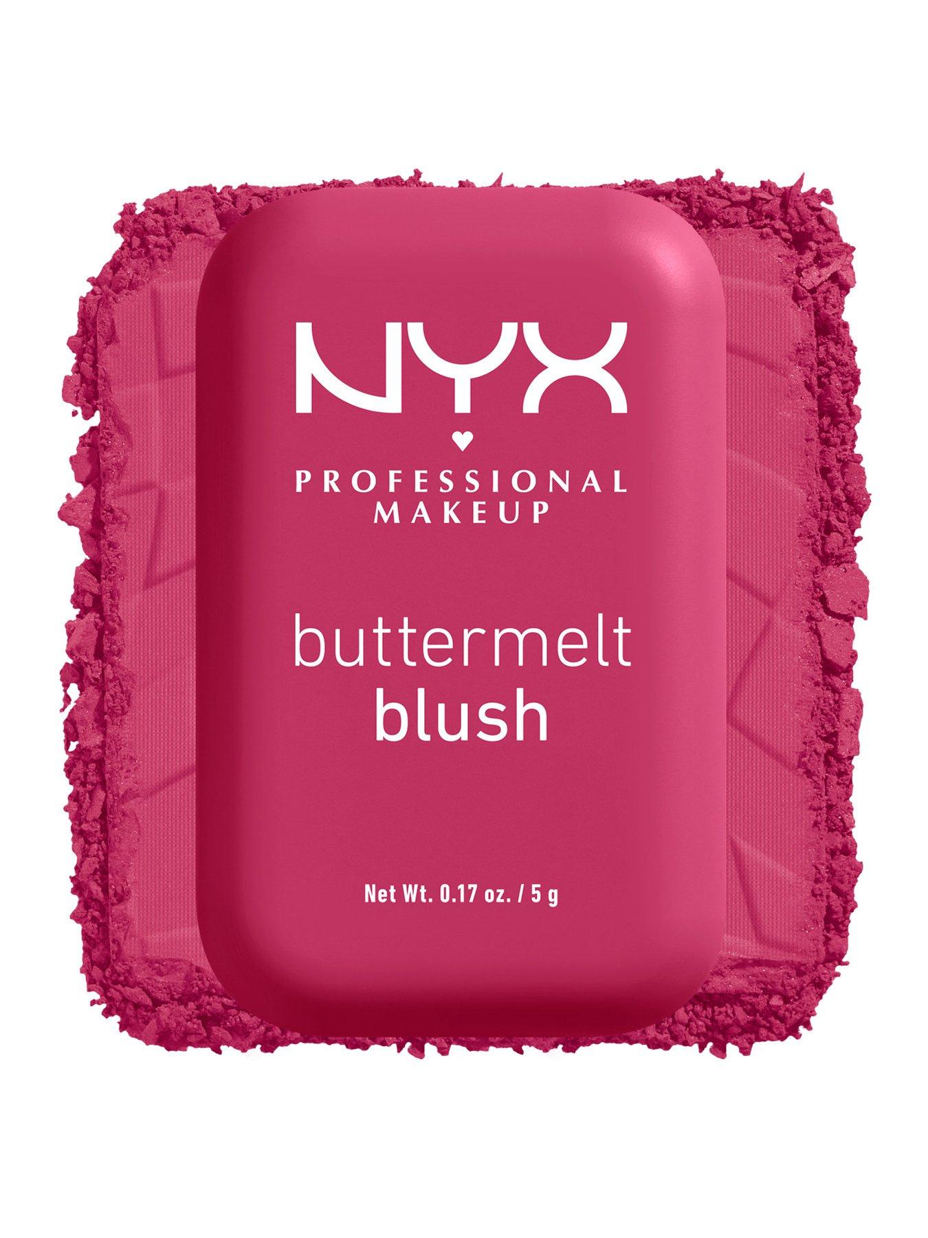 NYX PROFESSIONAL MAKEUP Buttermelt Blush, Powder Blush 12H Wear