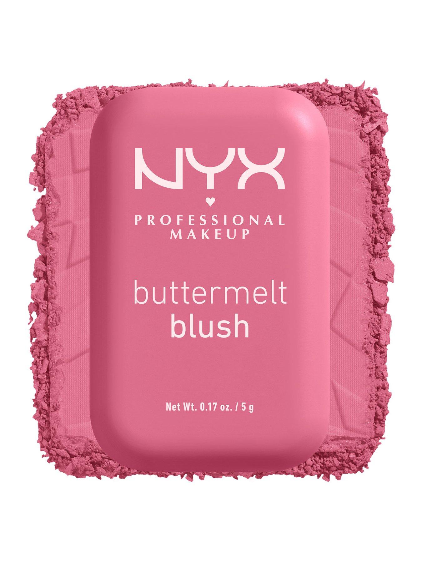 NYX PROFESSIONAL MAKEUP Buttermelt Blush, Powder Blush 12H Wear