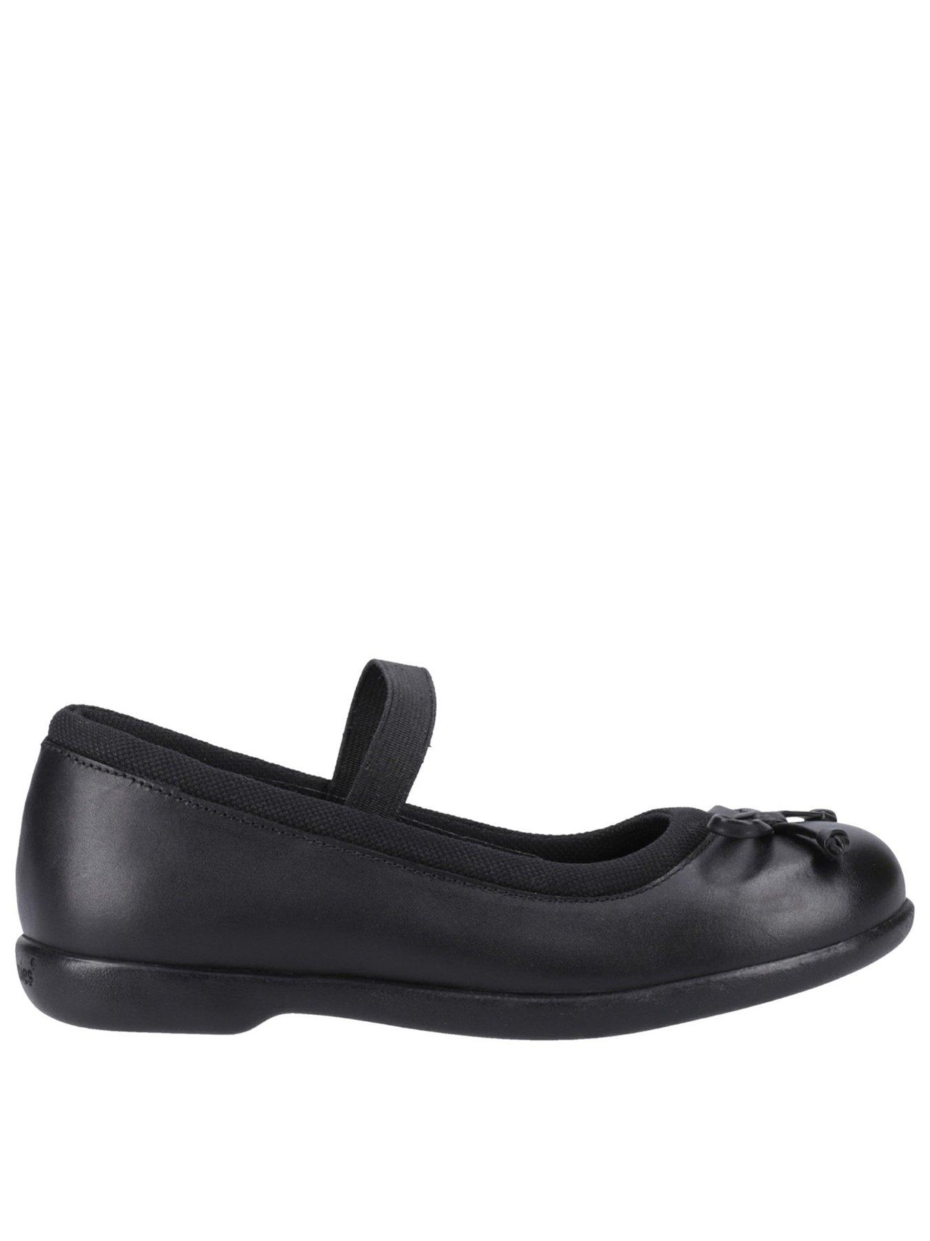 Hush Puppies Betty Jnr School Shoe - Black