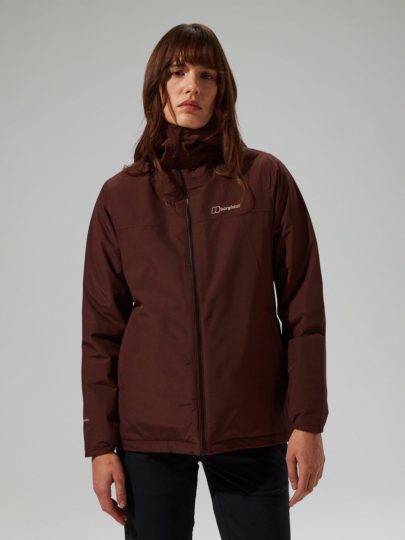 Womens Deluge Pro 3.0 Insulated Jacket Brown