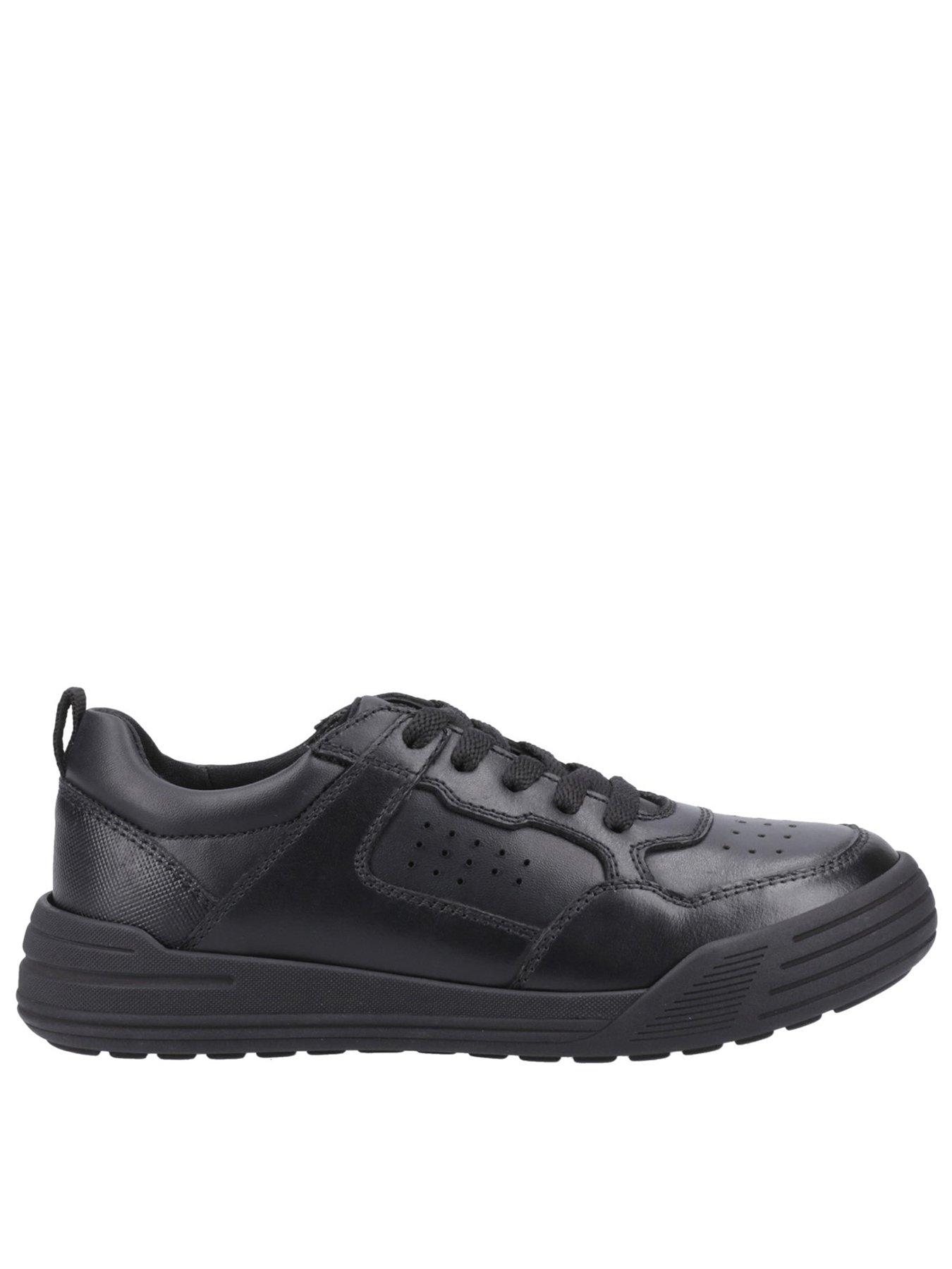 Hush Puppies Shane Snr School Shoe - Black