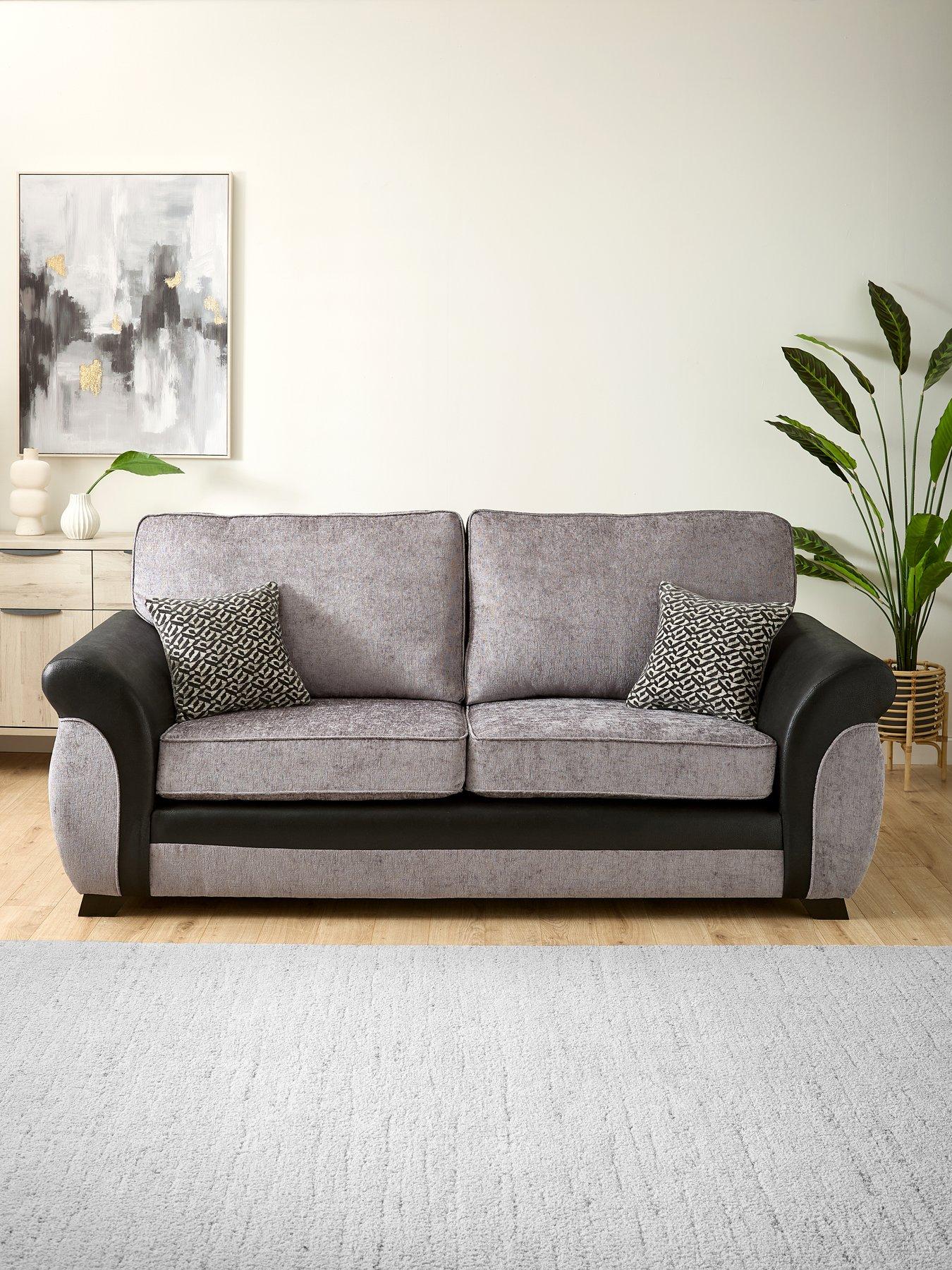 Very Home Marino 3 Seater Standard Back Sofa - Made in the UK