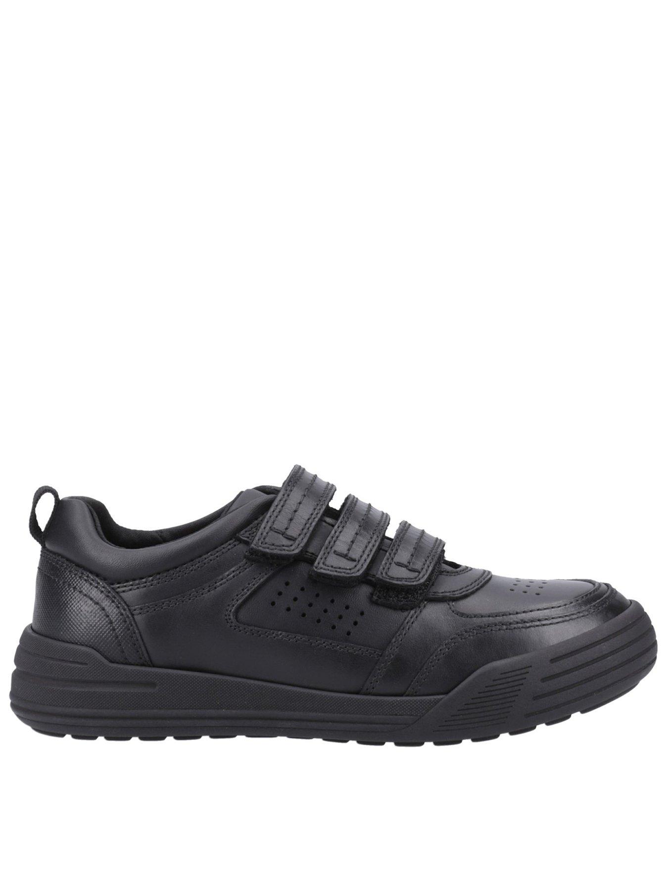 Hush Puppies Scott Jnr School Shoe - Black