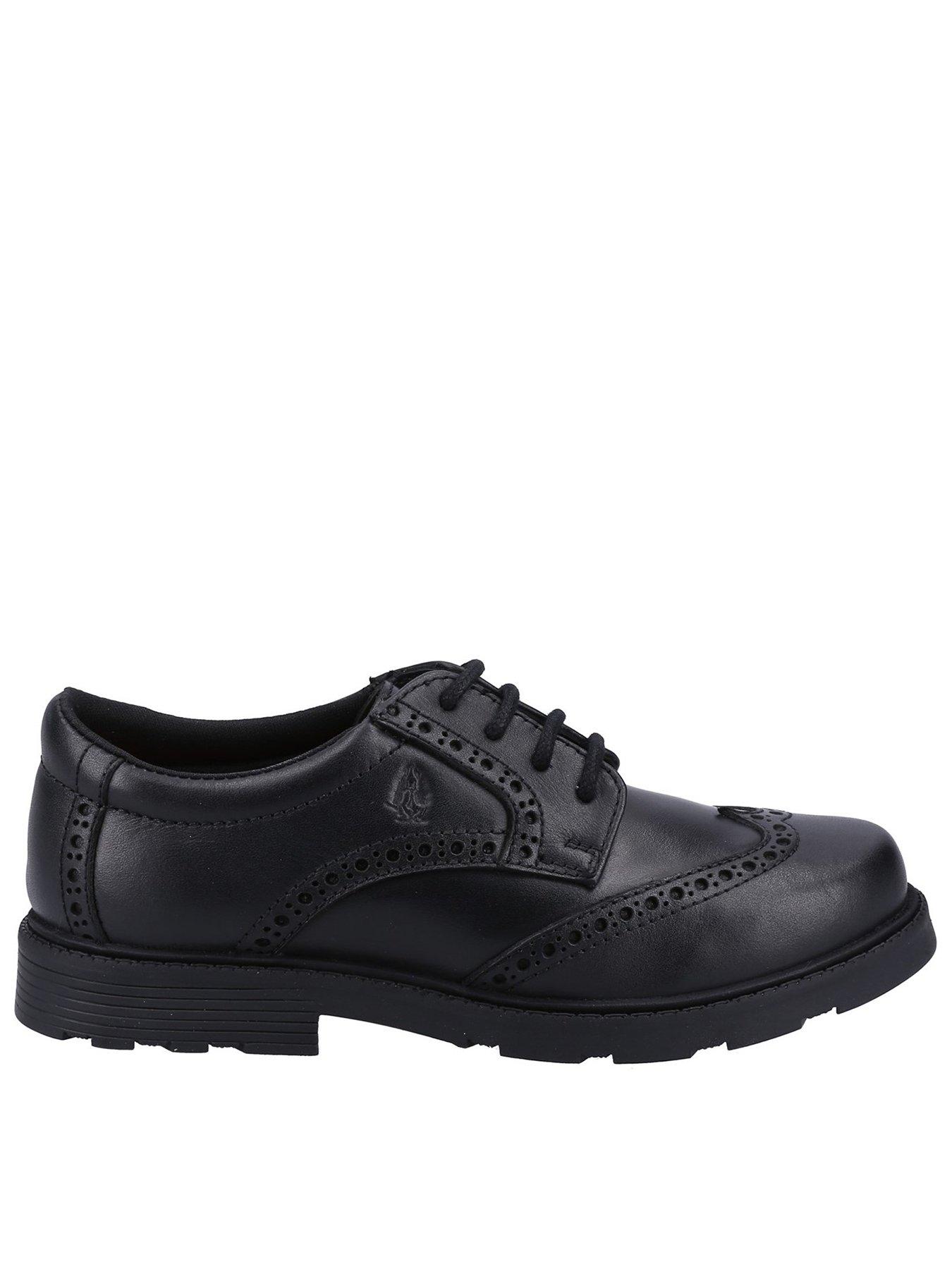 Hush Puppies Jacob Snr School Shoe - Black