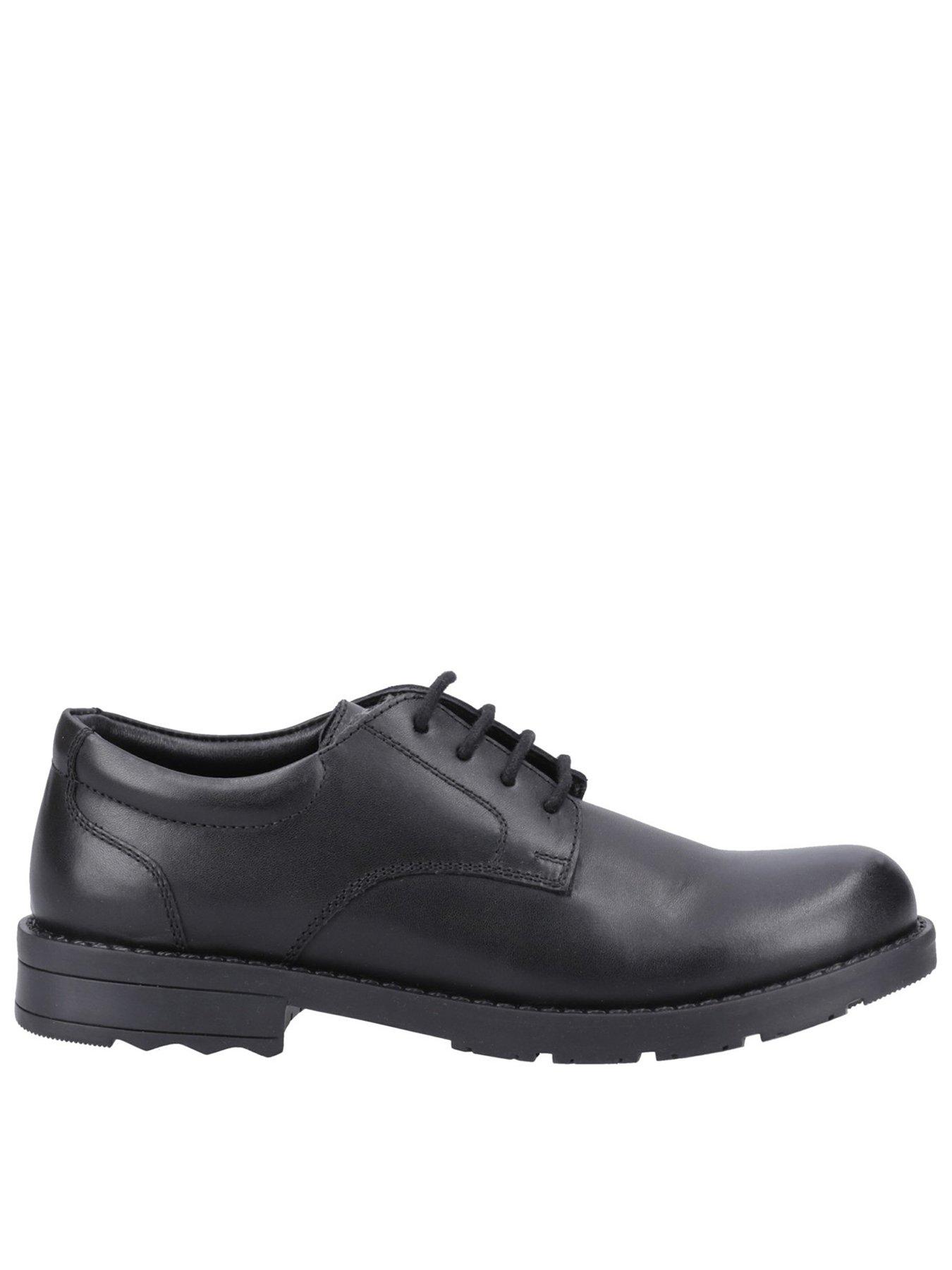 Hush Puppies Bruno Jnr School Shoe - Black