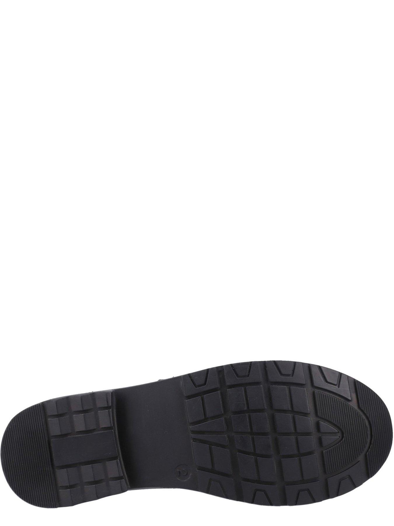 Image 4 of 4 of Hush Puppies Barry Jnr School Shoe - Black