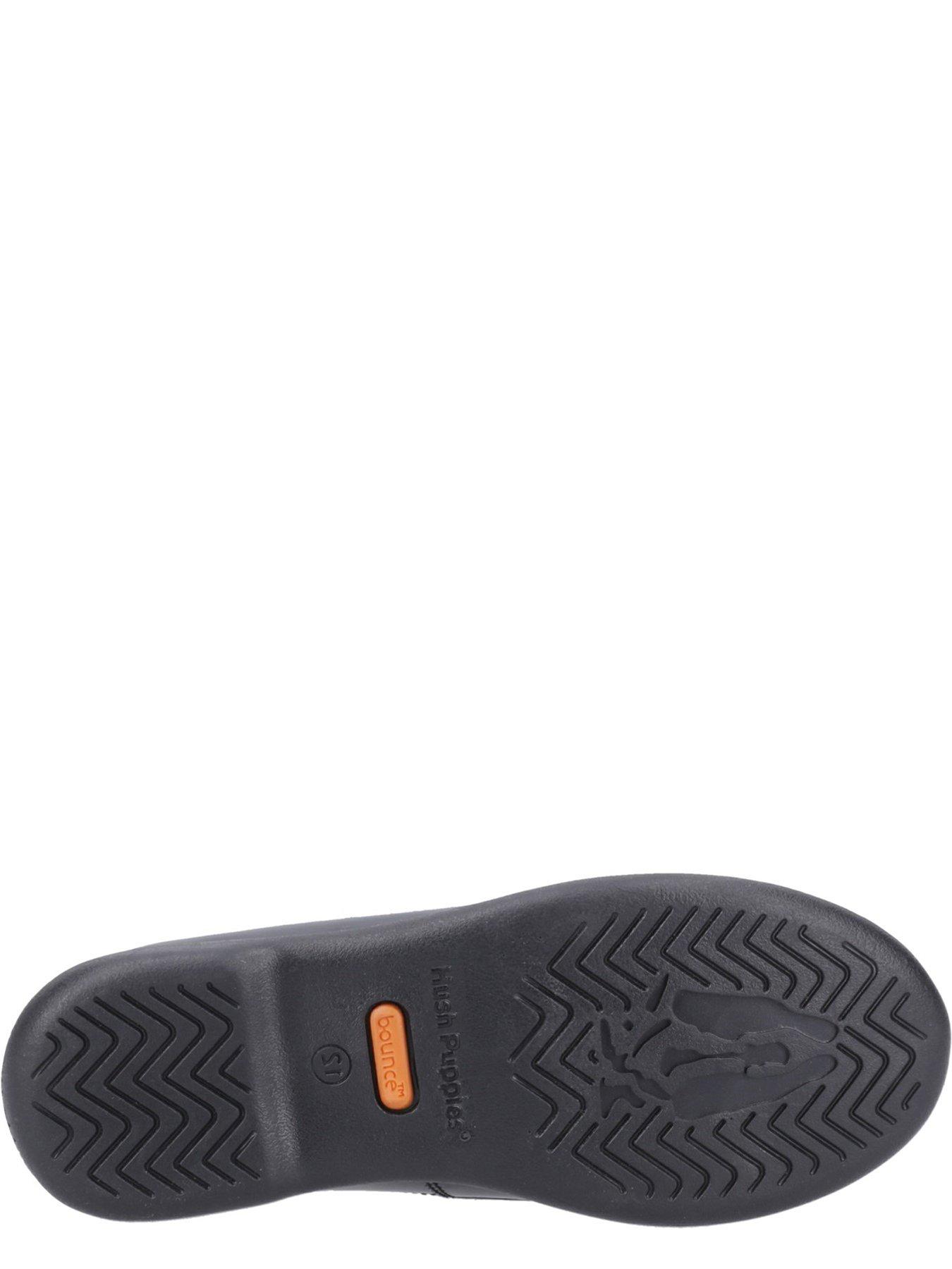 Image 4 of 4 of Hush Puppies Betty Patent Jnr School Shoe - Black