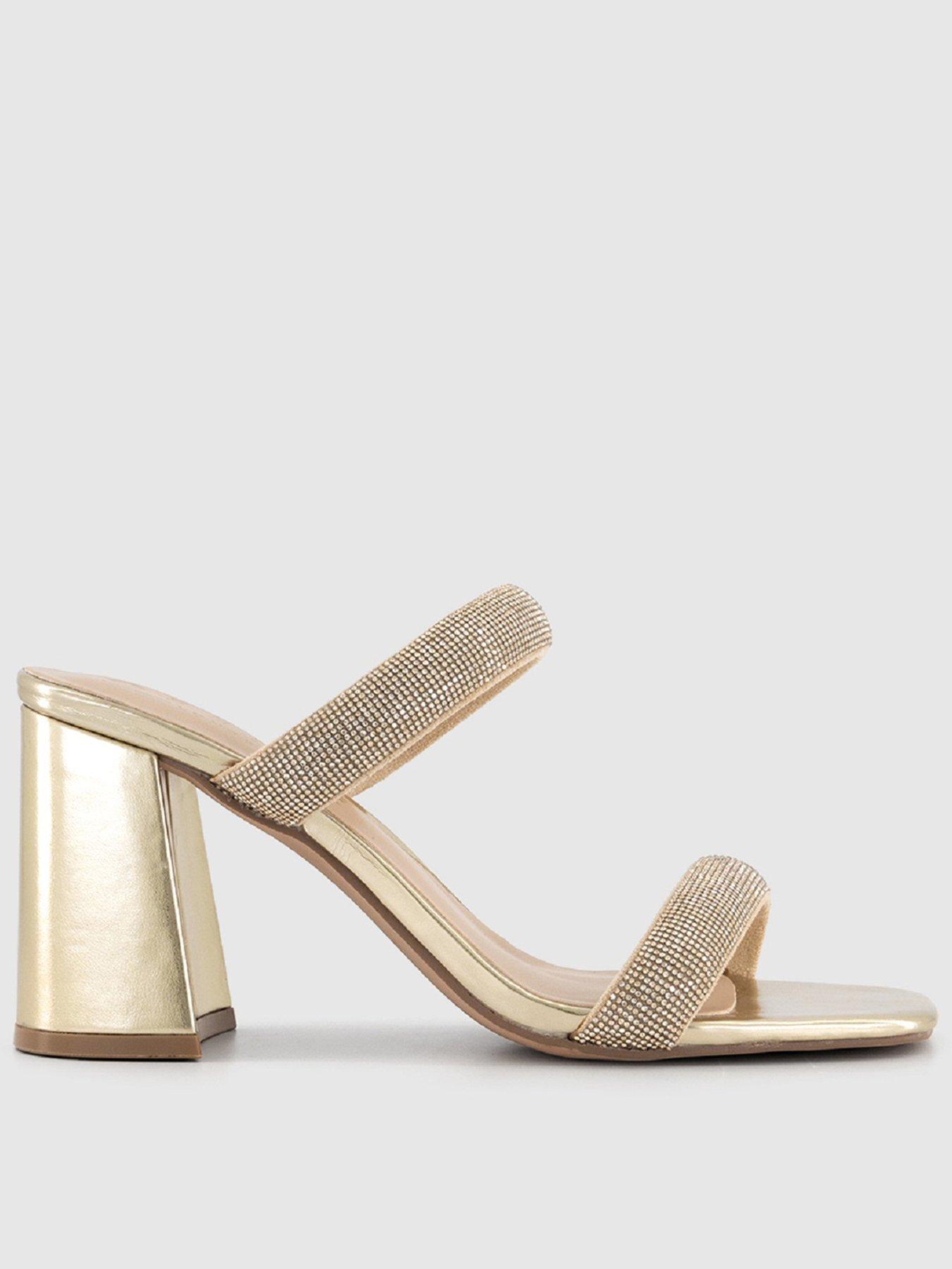 office-mori-embellished-double-strap-heeled-mule-gold