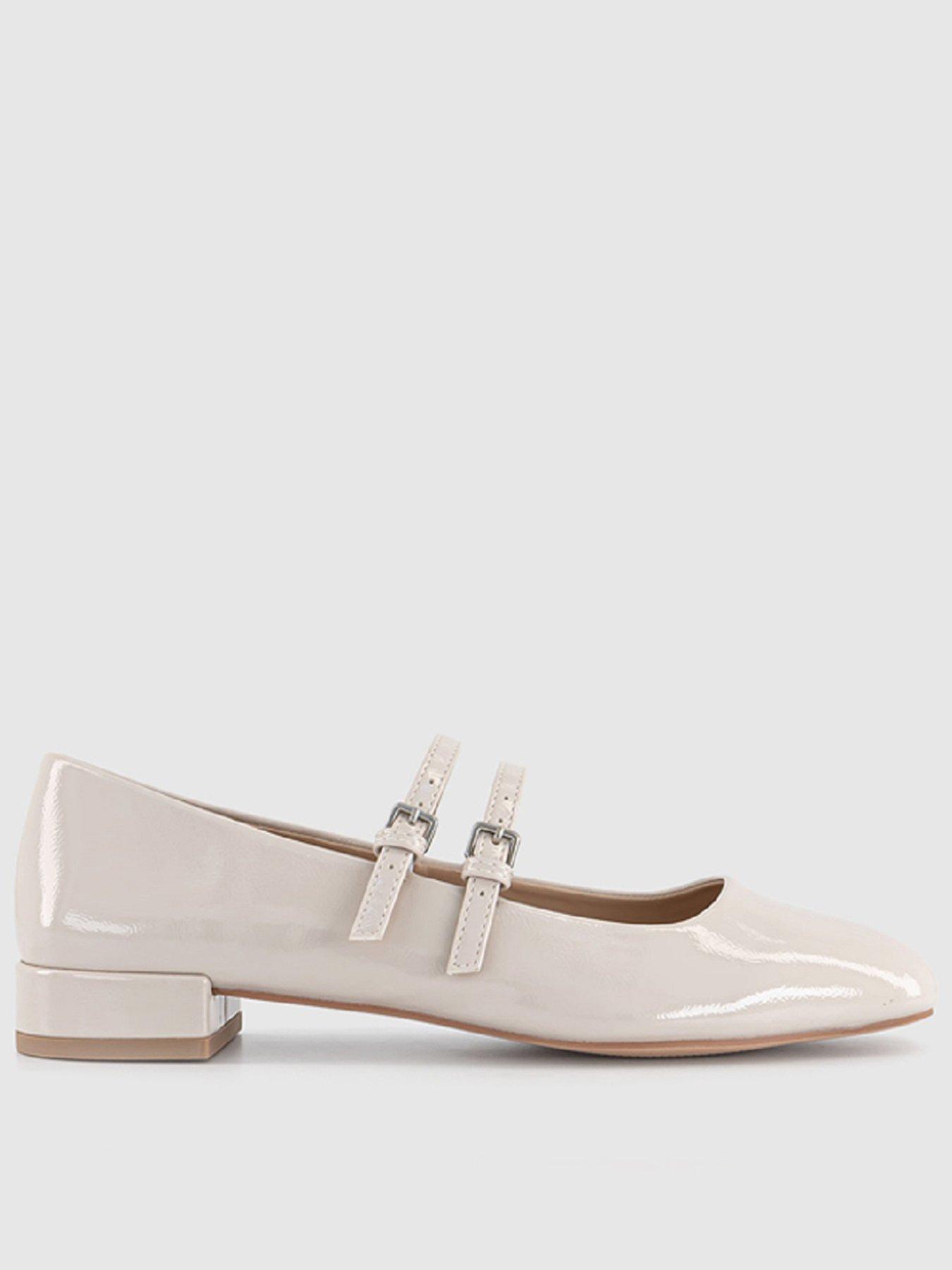 office-frances-two-strap-mary-jane-flat-shoe-cream