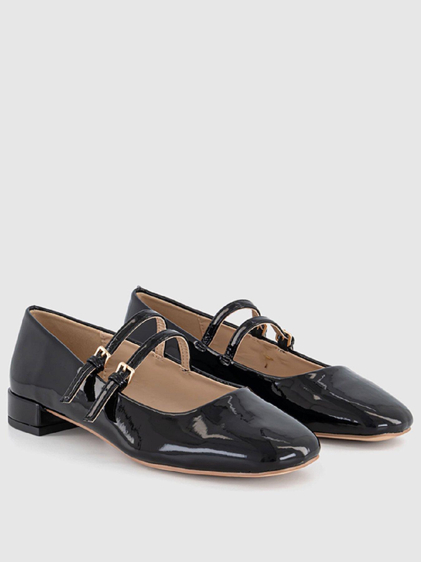 office-frances-two-strap-mary-jane-flat-shoe-blackstillFront