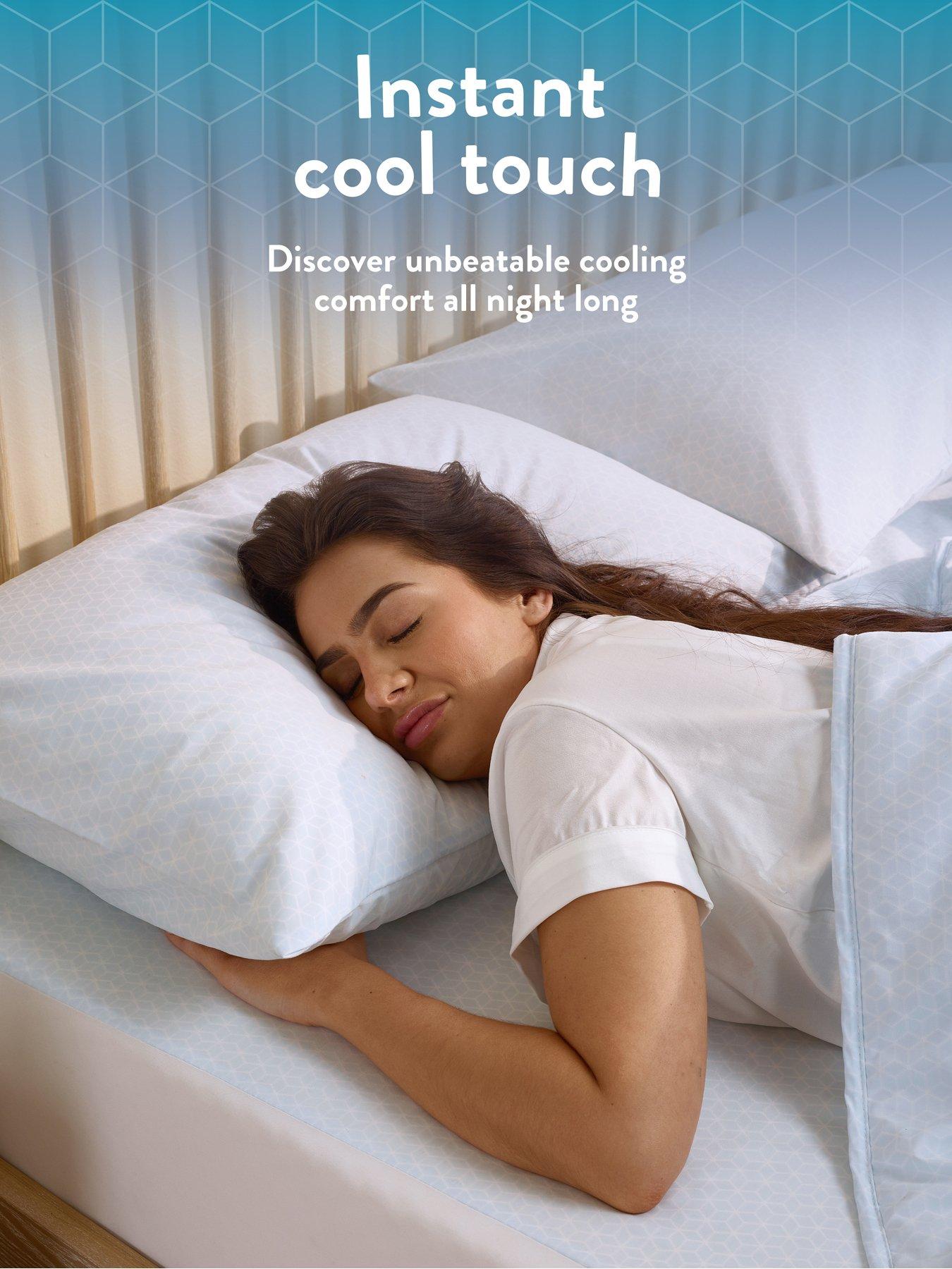Image 3 of 7 of Slumberdown Cool Summer Coverless Comfort Pillowcase Pair - Blue