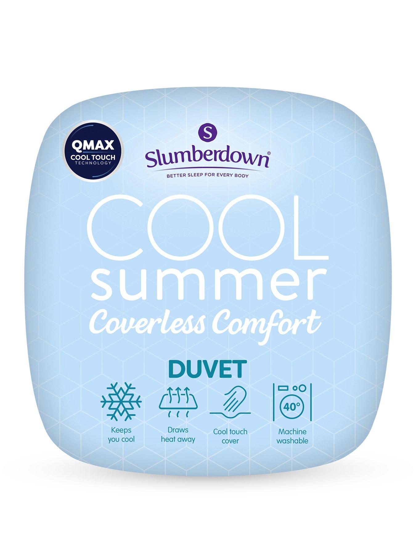 Slumberdown Cool Summer Coverless Comfort Duvet- Blue