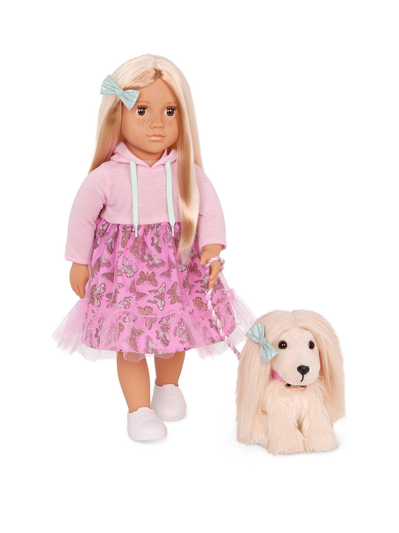 our-generation-hattie-bella-46cm-doll-pet-set