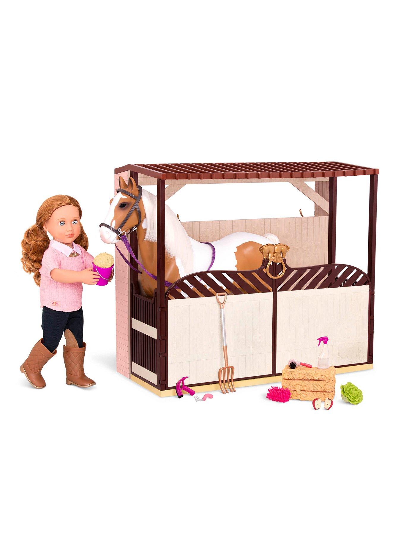 our-generation-acres-of-adventure-46-cm-doll-horse-stablestillFront