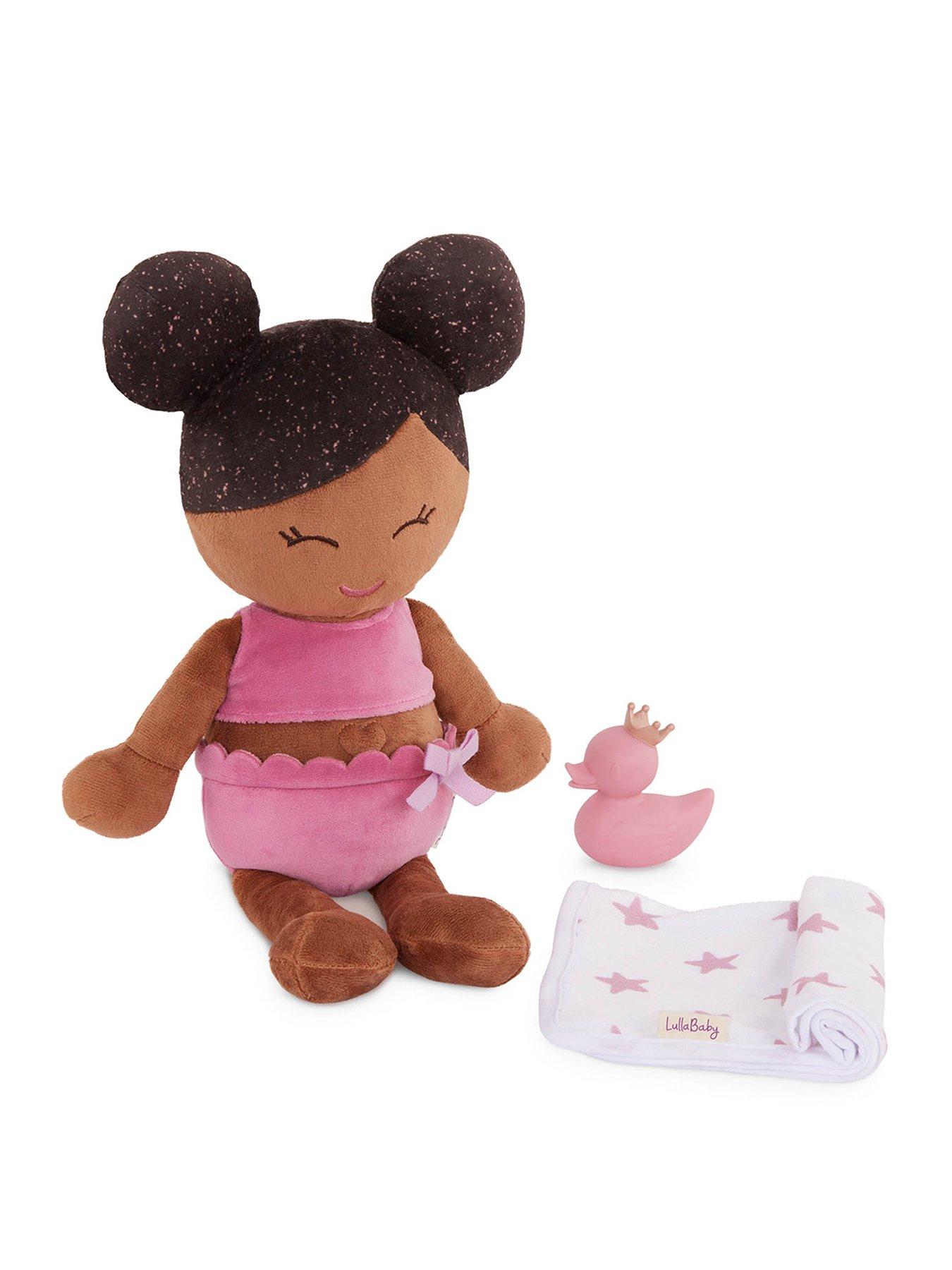 undefined Plush Bath Doll - Dark-Brown Hair | Bath Dolls