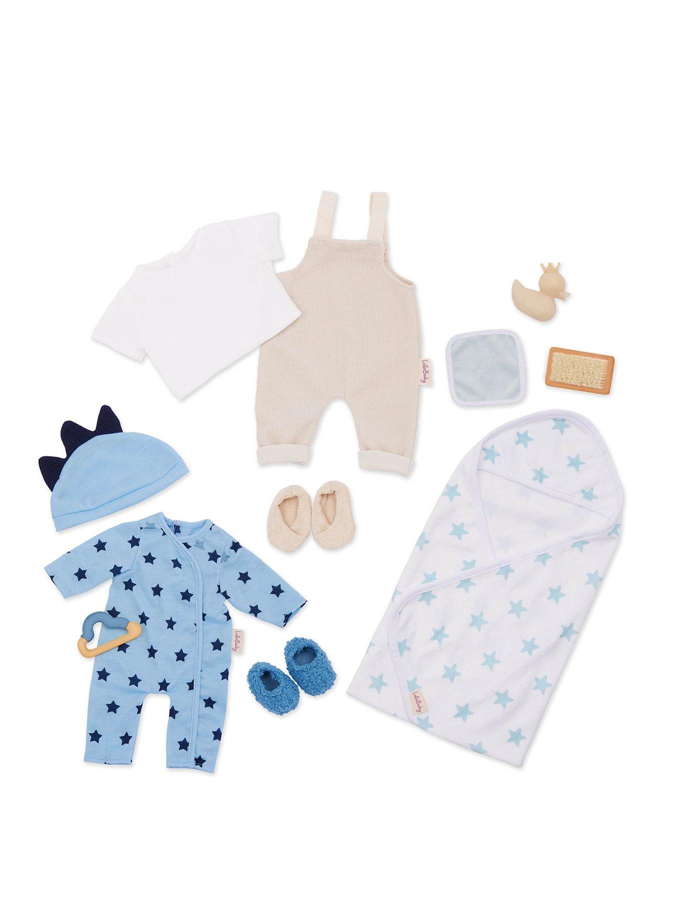 Image 1 of 5 of LullaBaby 14" Baby Doll It's A Boy&nbsp;Doll&nbsp;Outfit Accessory Set