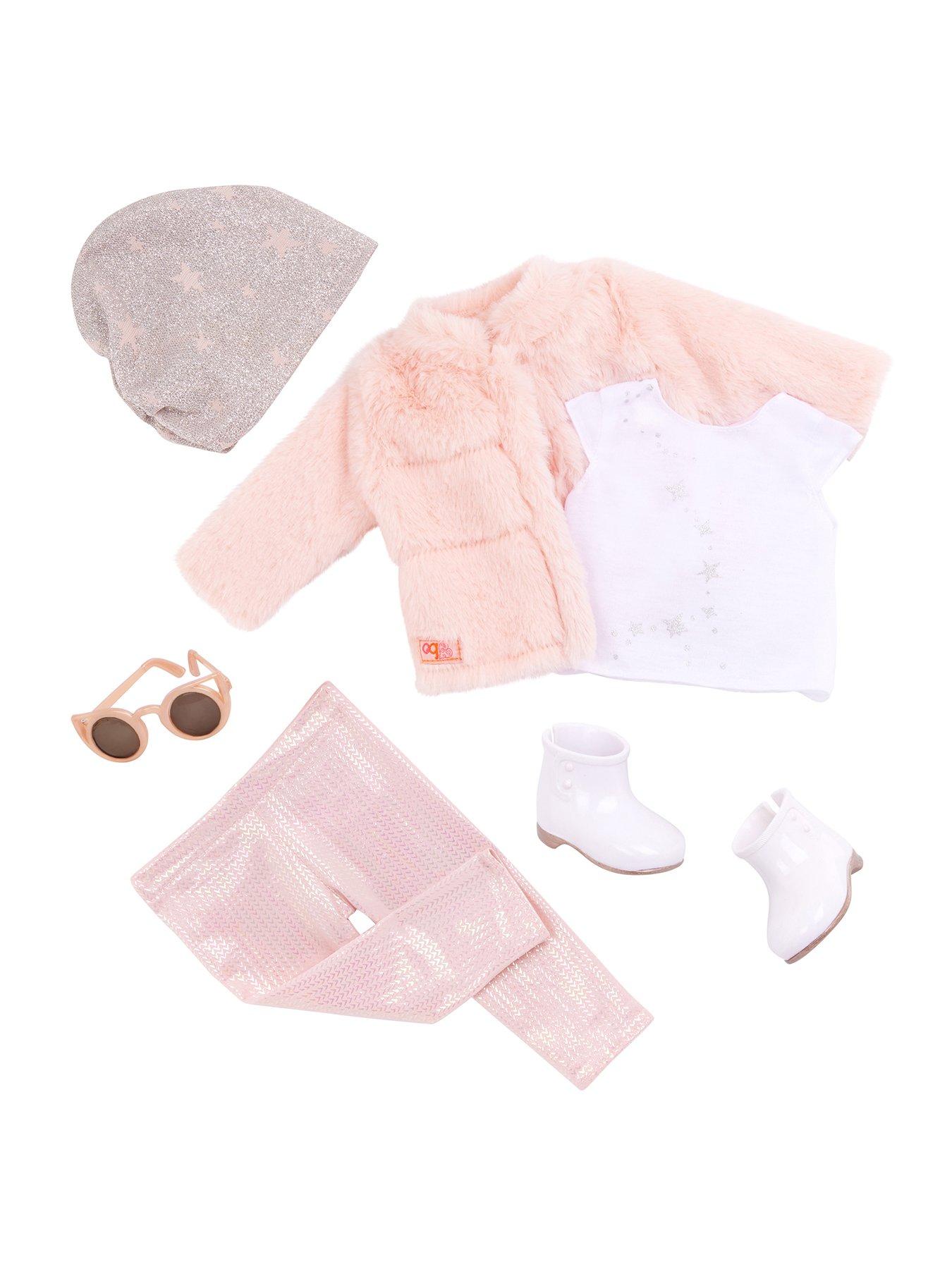 our-generation-fancy-furry-46-cm-doll-pink-coat-outfitstillFront