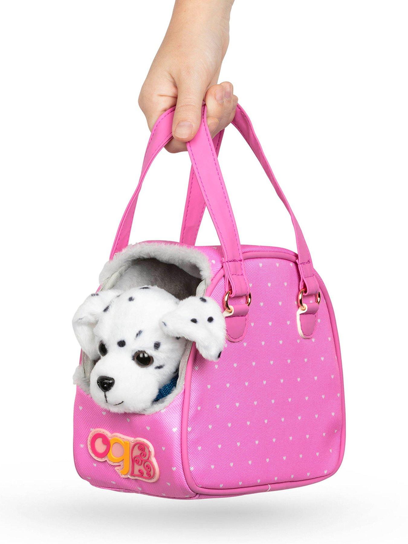 our-generation-dalmatian-hop-in-dog-carrier-46cm-doll-pet-setoutfit