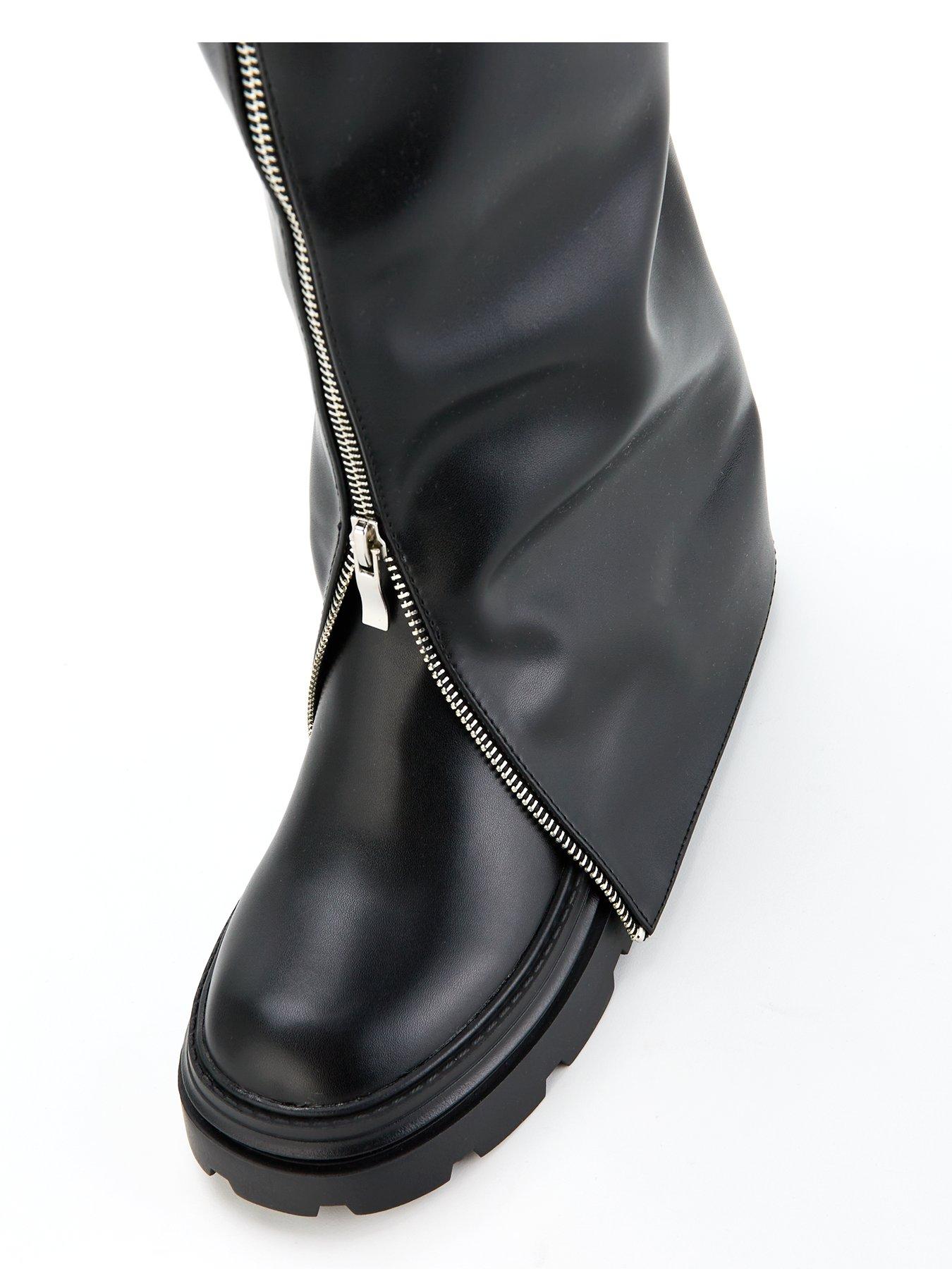 raid-terrain-zip-detail-knee-high-boot-blackoutfit