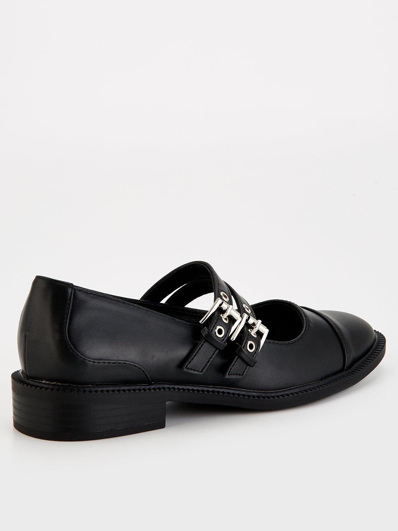 raid-bryanna-buckle-flat-shoe-blackback