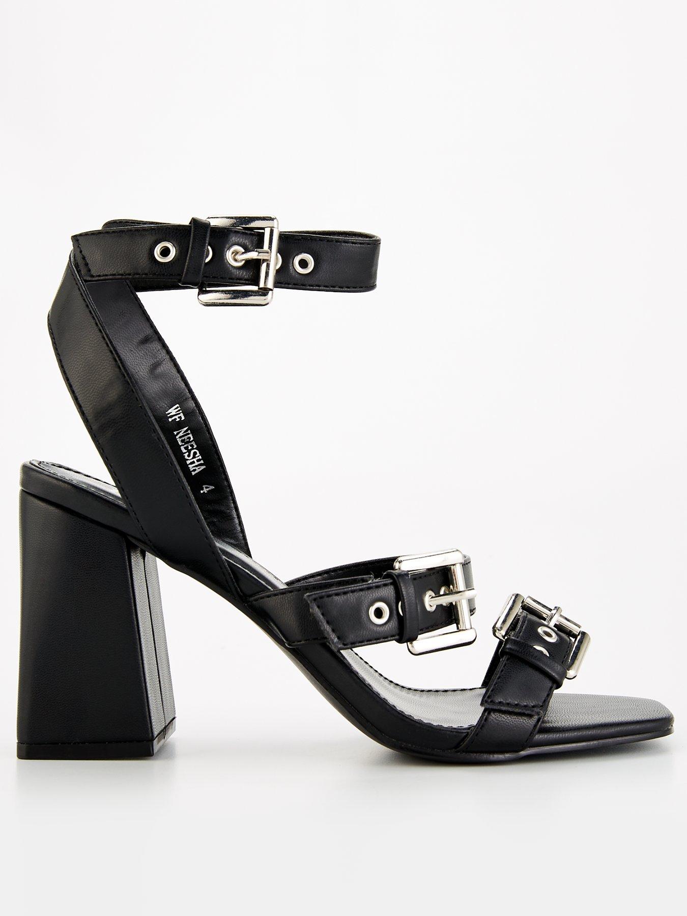 raid-wide-fit-neesha-buckle-heel-blackfront