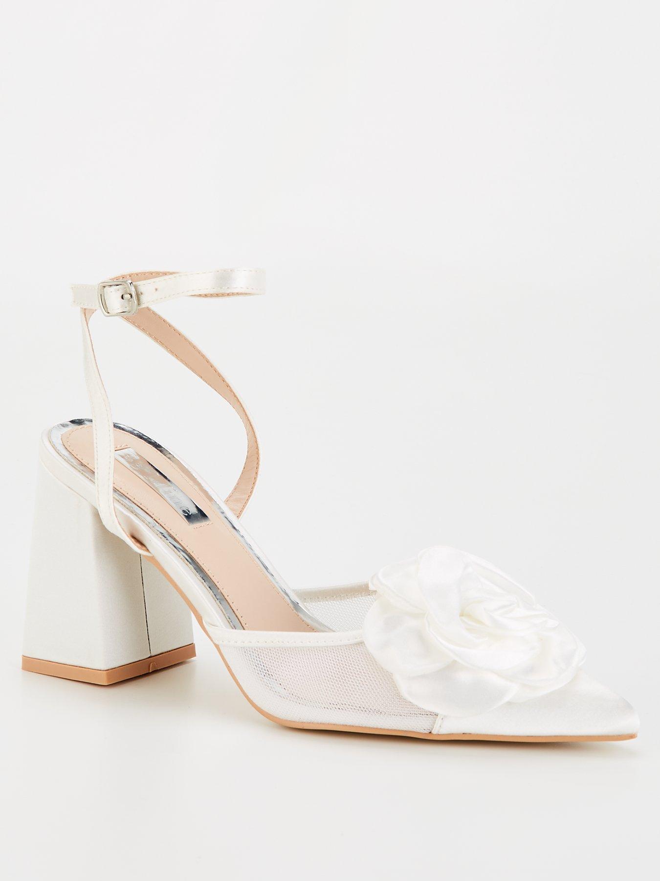 raid-be-mine-neila-flower-detail-court-shoes-ivory-satinstillFront