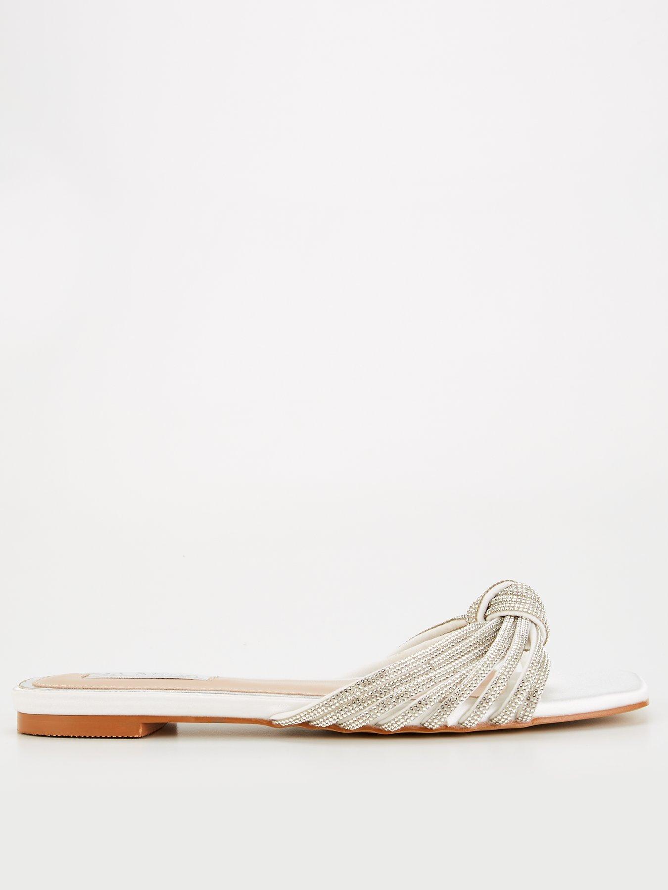 raid-be-mine-vibez-embellished-flat-sandal-ivory-satin