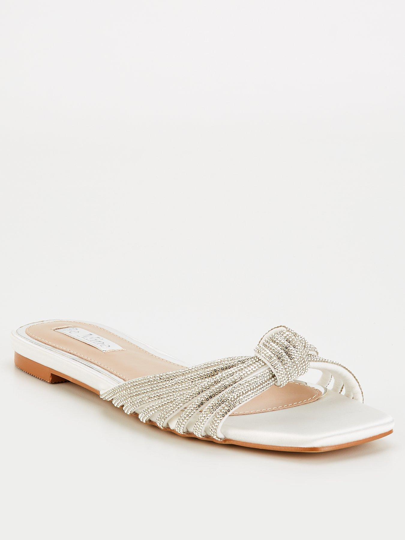 raid-be-mine-vibez-embellished-flat-sandal-ivory-satinstillFront