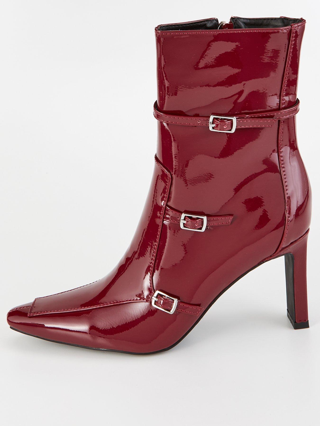 raid-brinkley-buckle-ankle-boot-burgundy