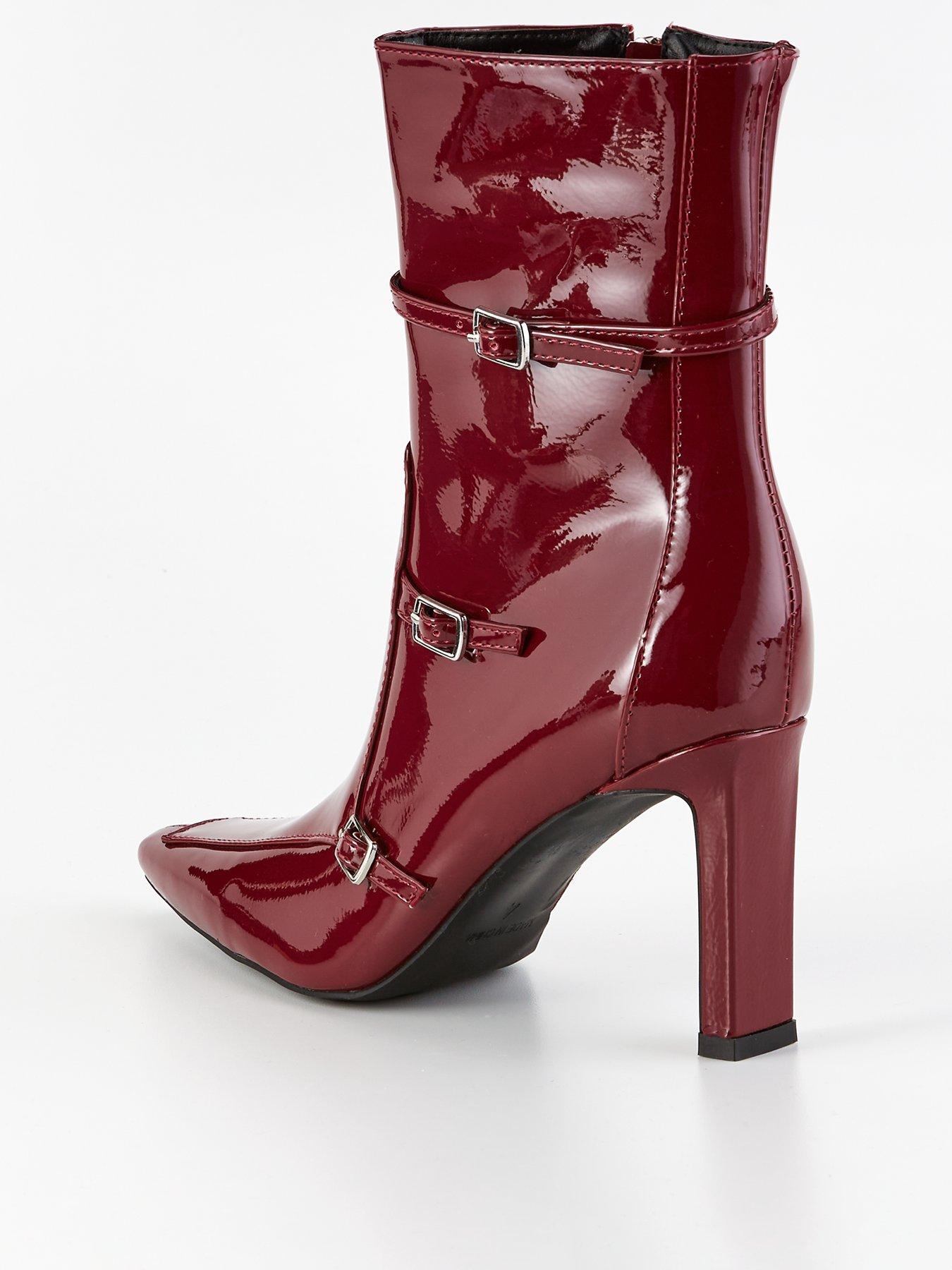 raid-brinkley-buckle-ankle-boot-burgundyback