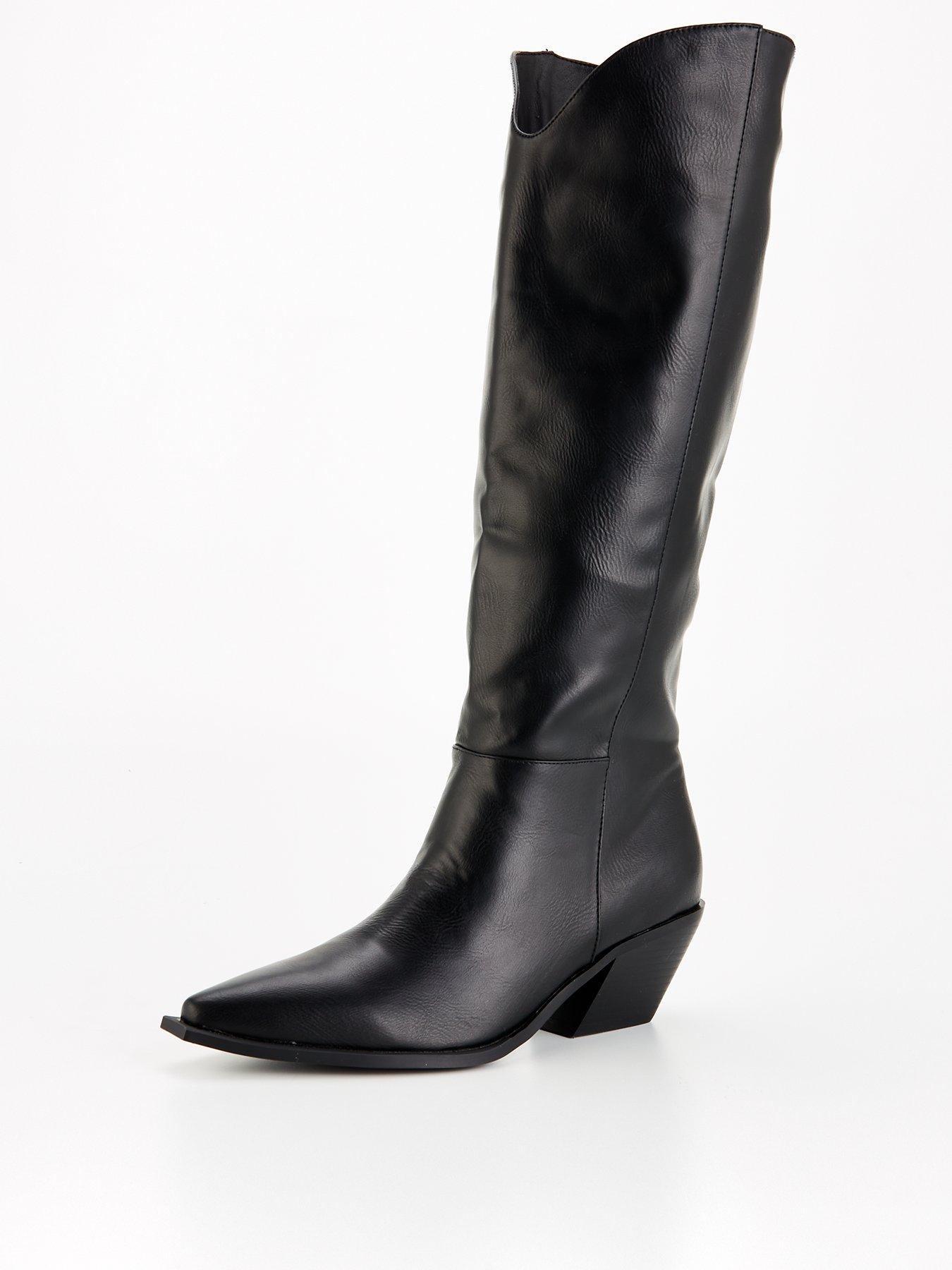 raid-preeta-knee-high-western-boot-blackstillFront