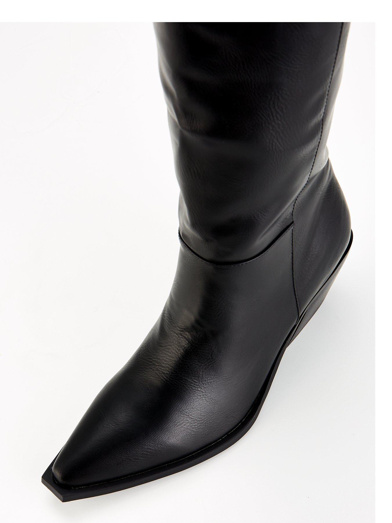 raid-preeta-knee-high-western-boot-blackoutfit