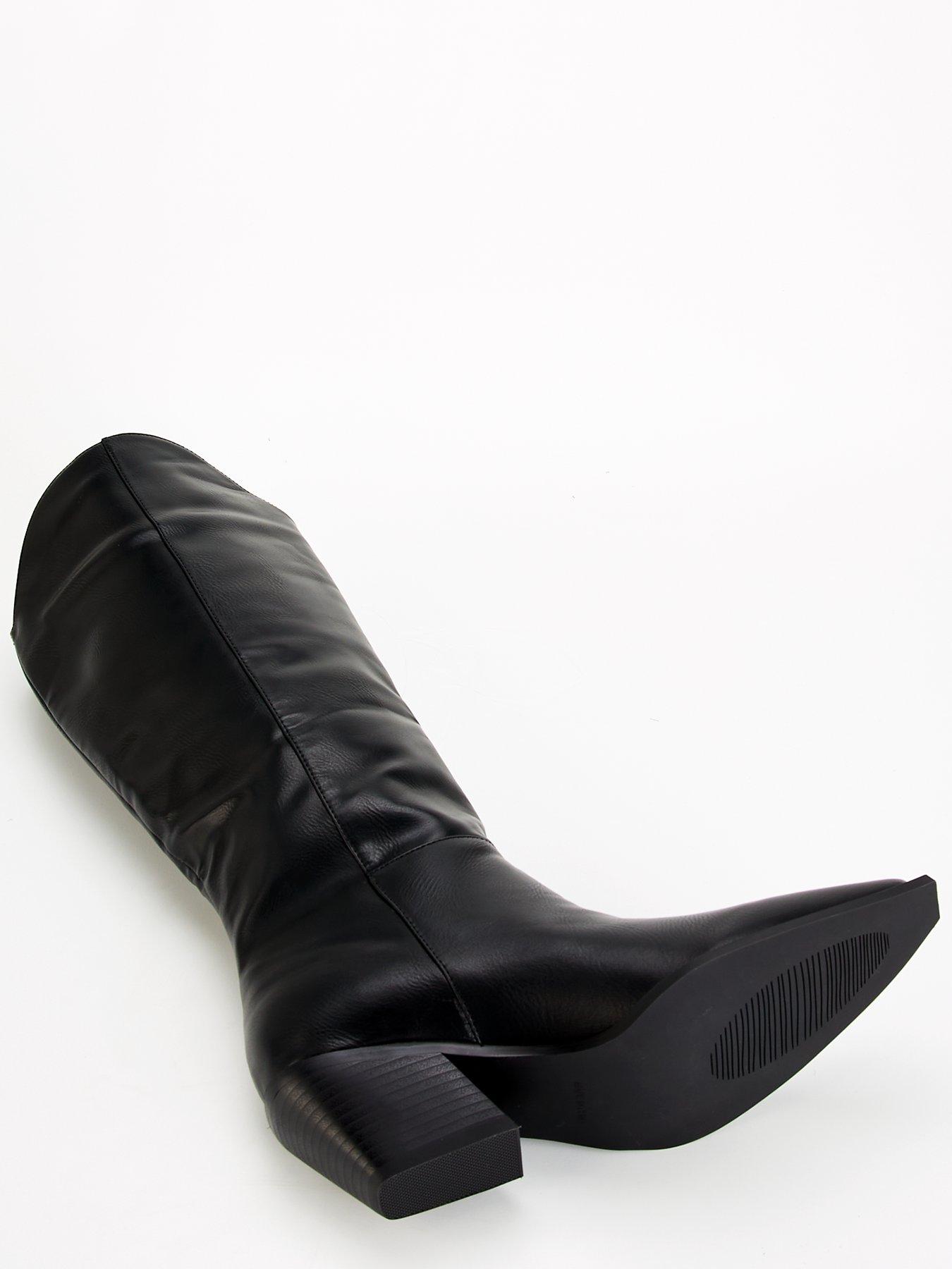 raid-preeta-knee-high-western-boot-blackdetail