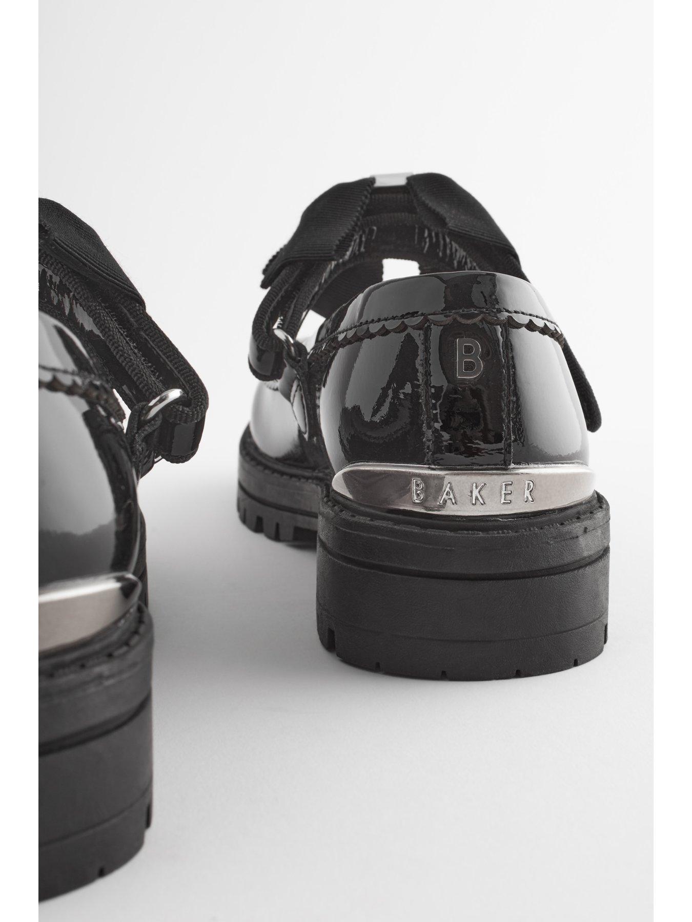Image 2 of 5 of Ted Baker Girls Bow Chunky Mary Jane School Shoe - Black