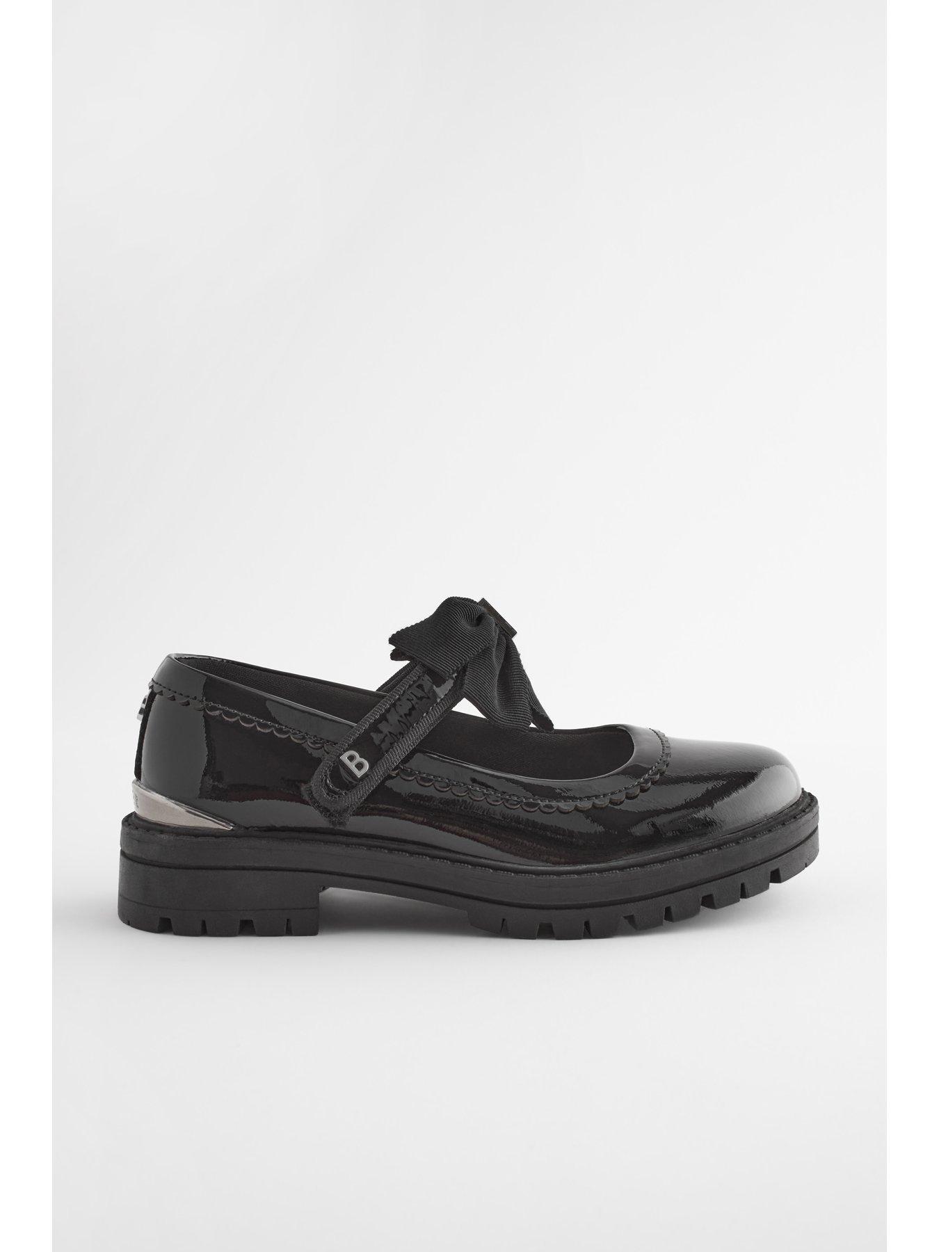 Image 5 of 5 of Ted Baker Girls Bow Chunky Mary Jane School Shoe - Black