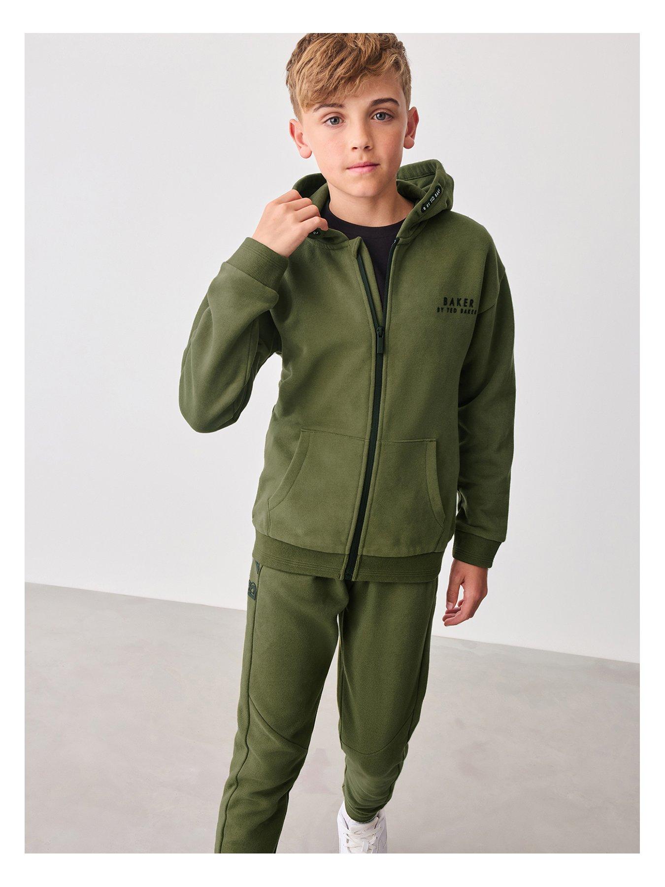 ted-baker-boys-zip-through-hoody-and-jog-set-green