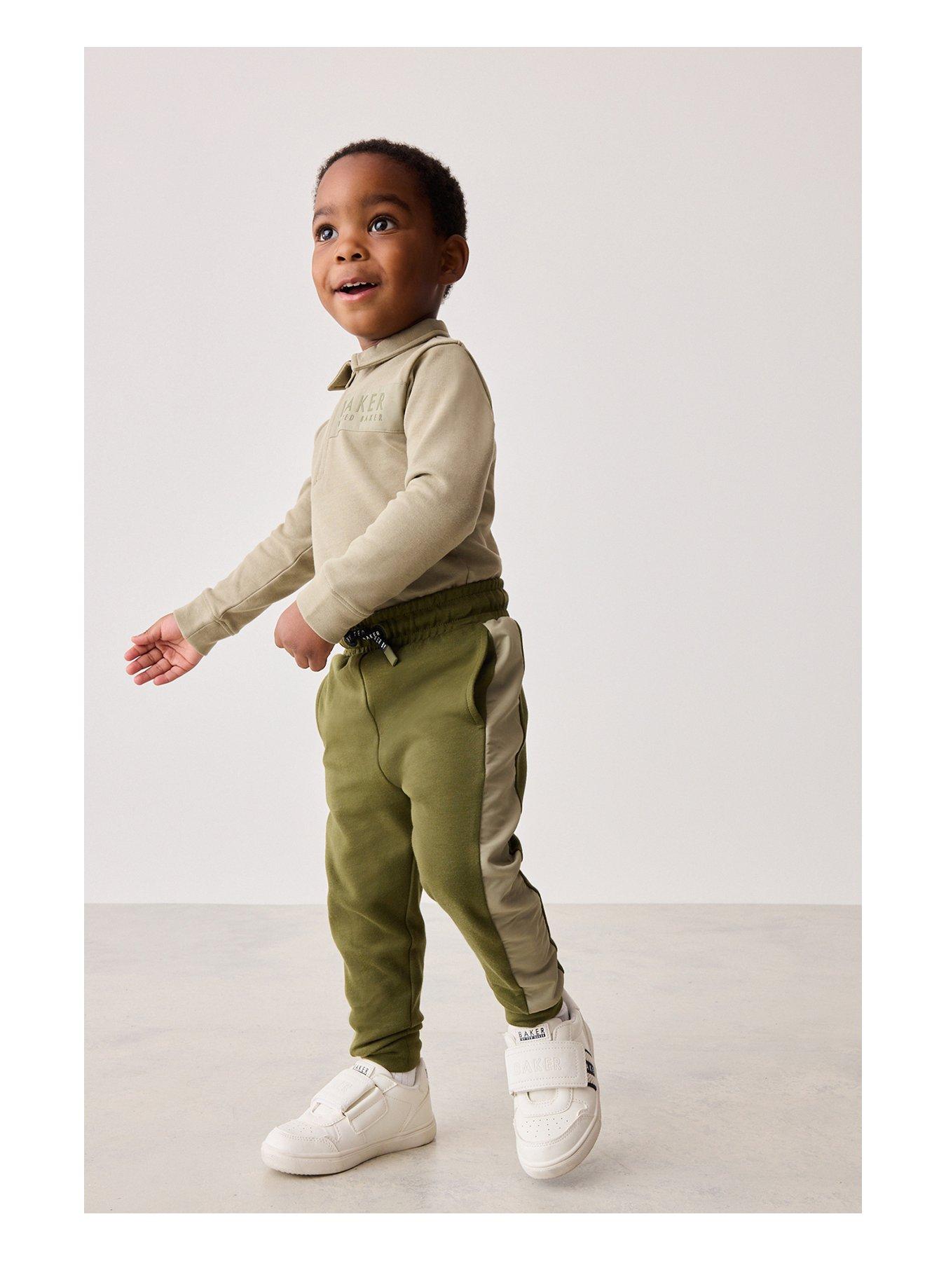 ted-baker-boys-khaki-polo-and-trouser-setback