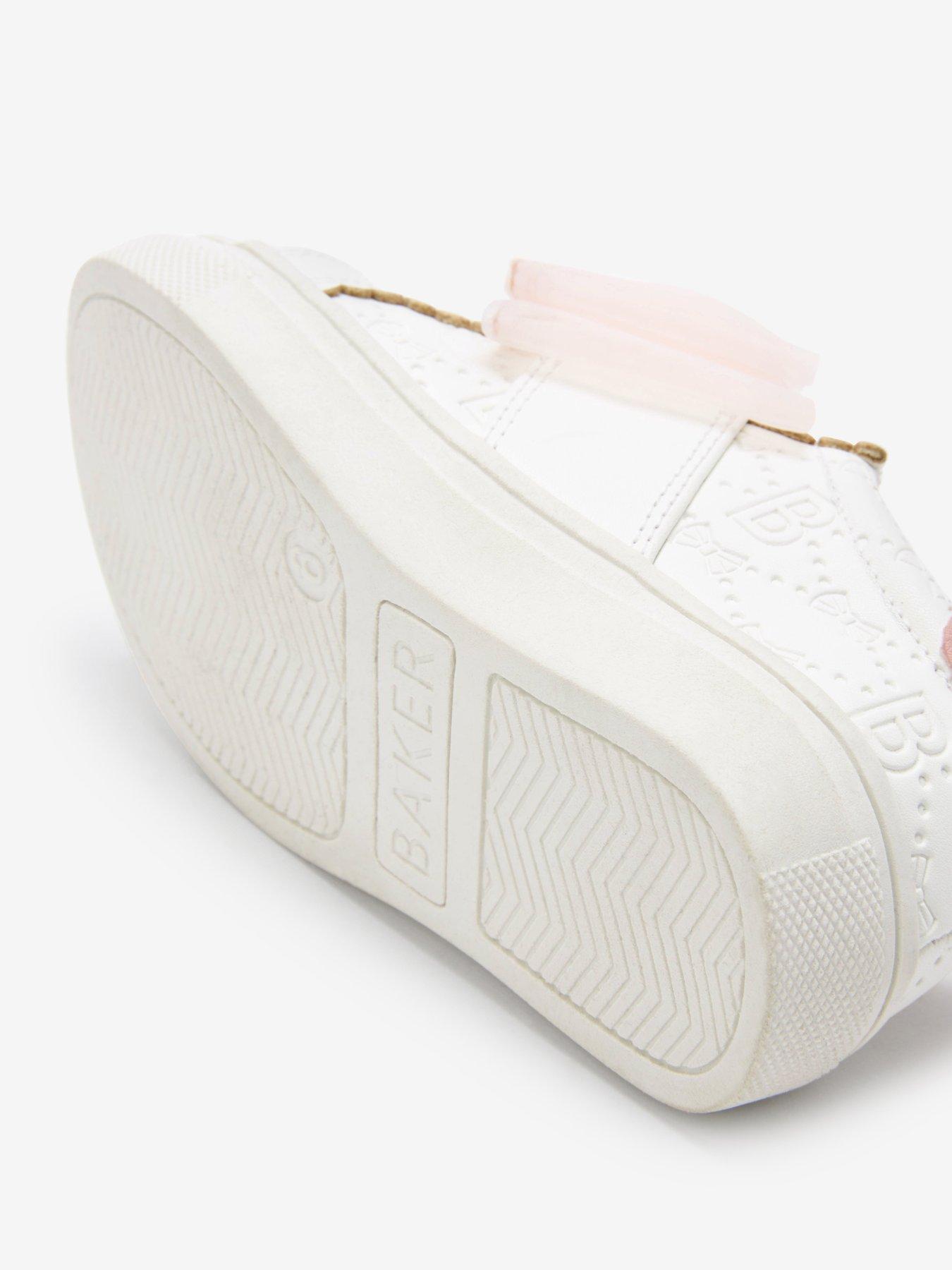 ted-baker-younger-girls-emb-organza-bow-trainer-whitedetail