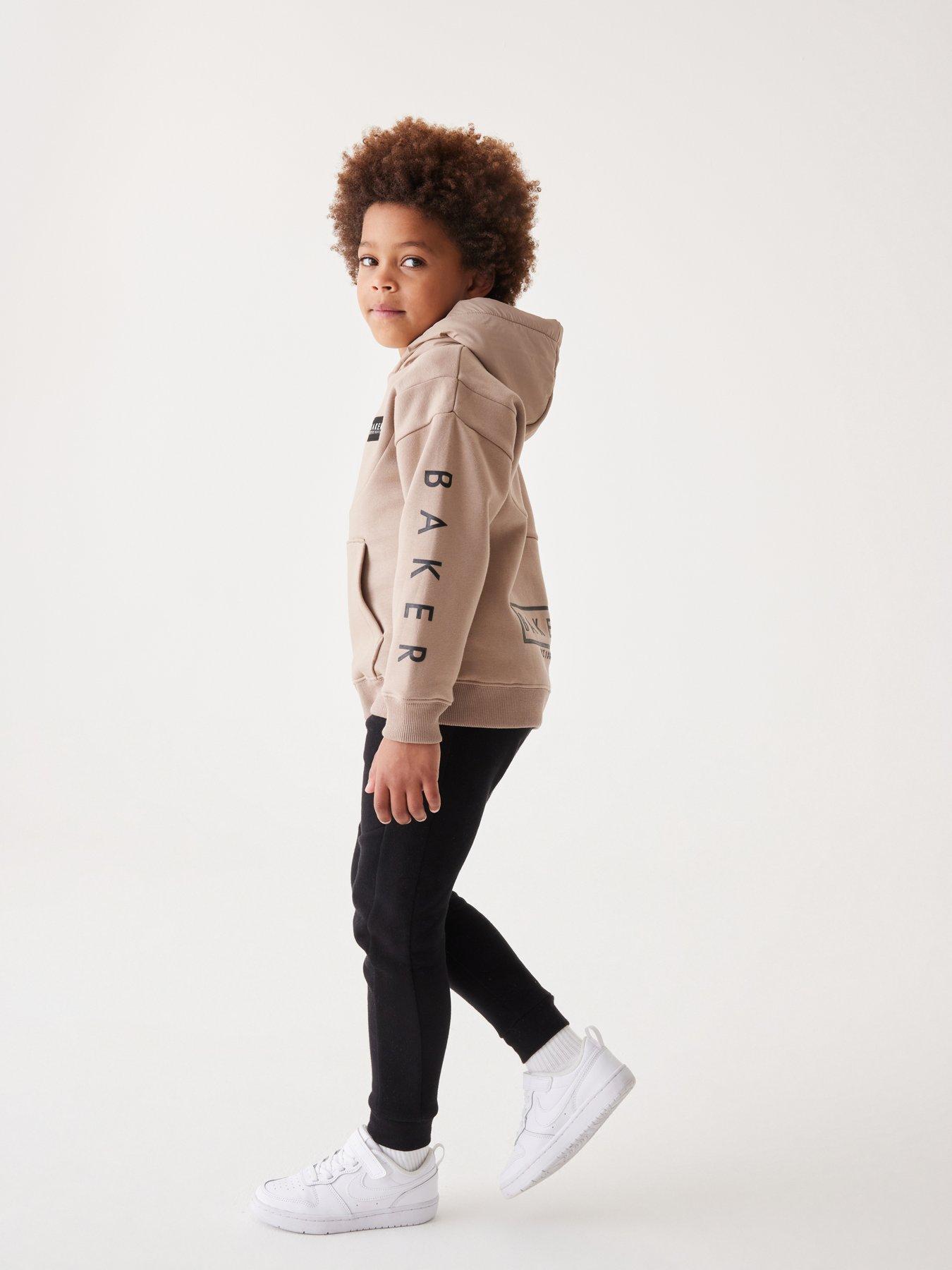 ted-baker-baker-by-ted-baker-older-boys-panel-hoodie-beigeback