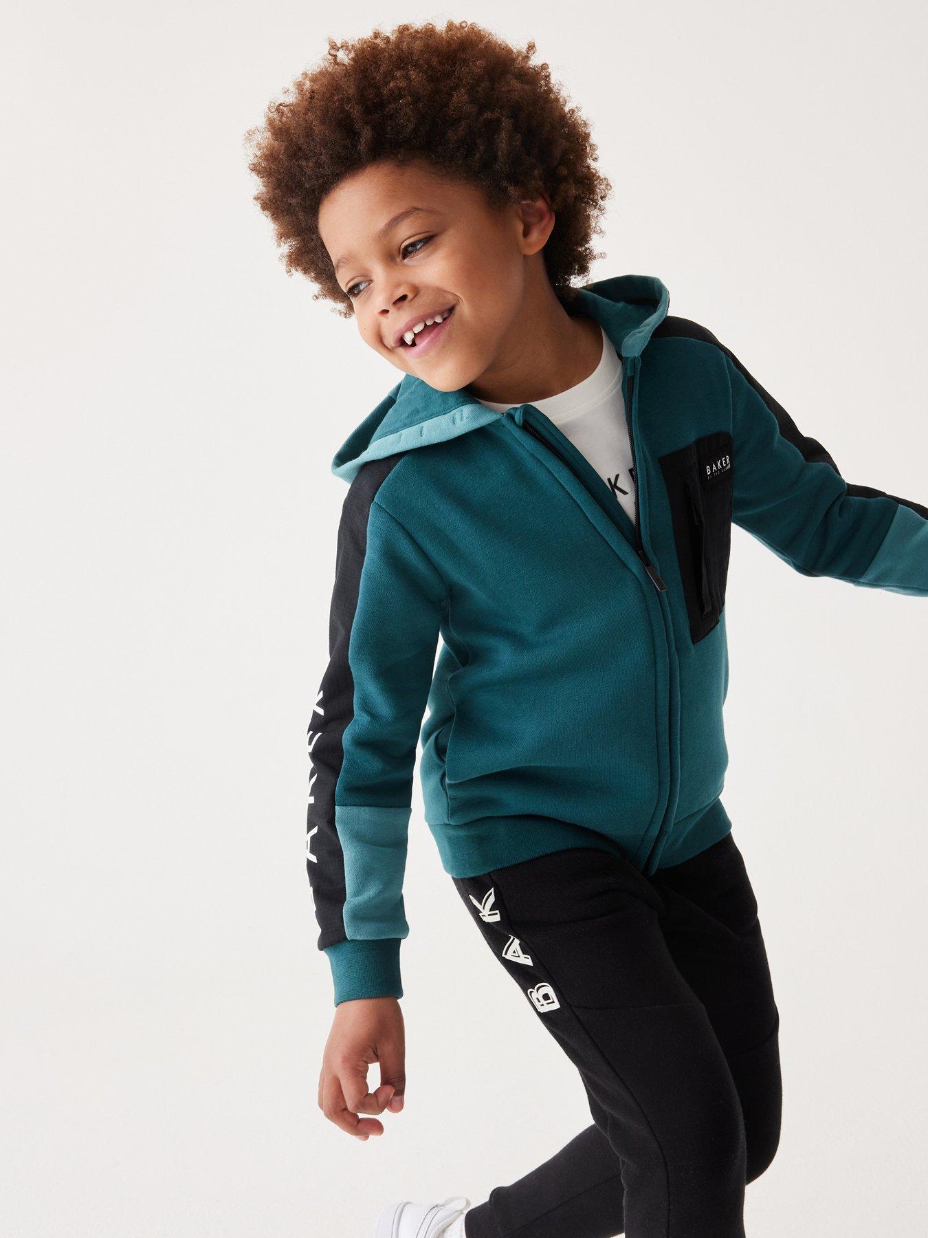 ted-baker-baker-by-ted-baker-older-boys-nbsppanel-zip-through-hoodiedetail